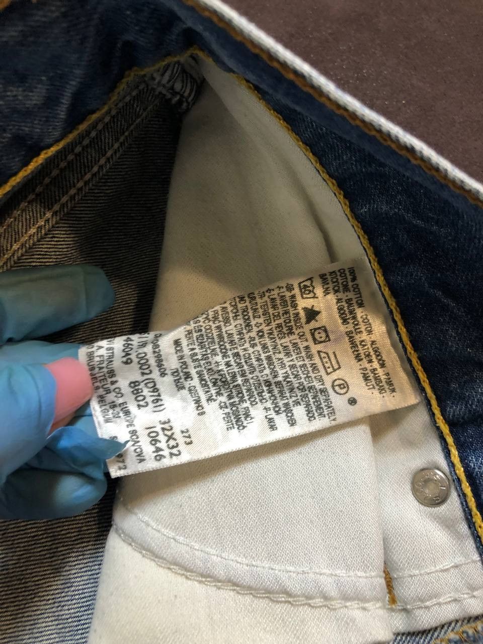Levi's Levis 511 Jeans Mens Blue Slim Fit Straight Leg Size US 32 / EU 48 - 2 Thumbnail
