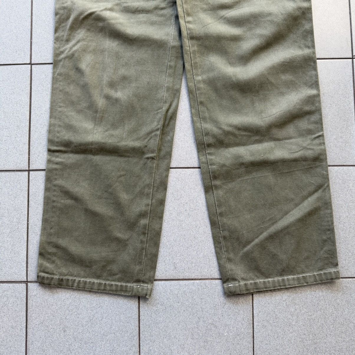 Issey Miyake Vintage 80s Issey Miyake White Stitching Military Trouser Size US 28 / EU 44 - 4 Thumbnail