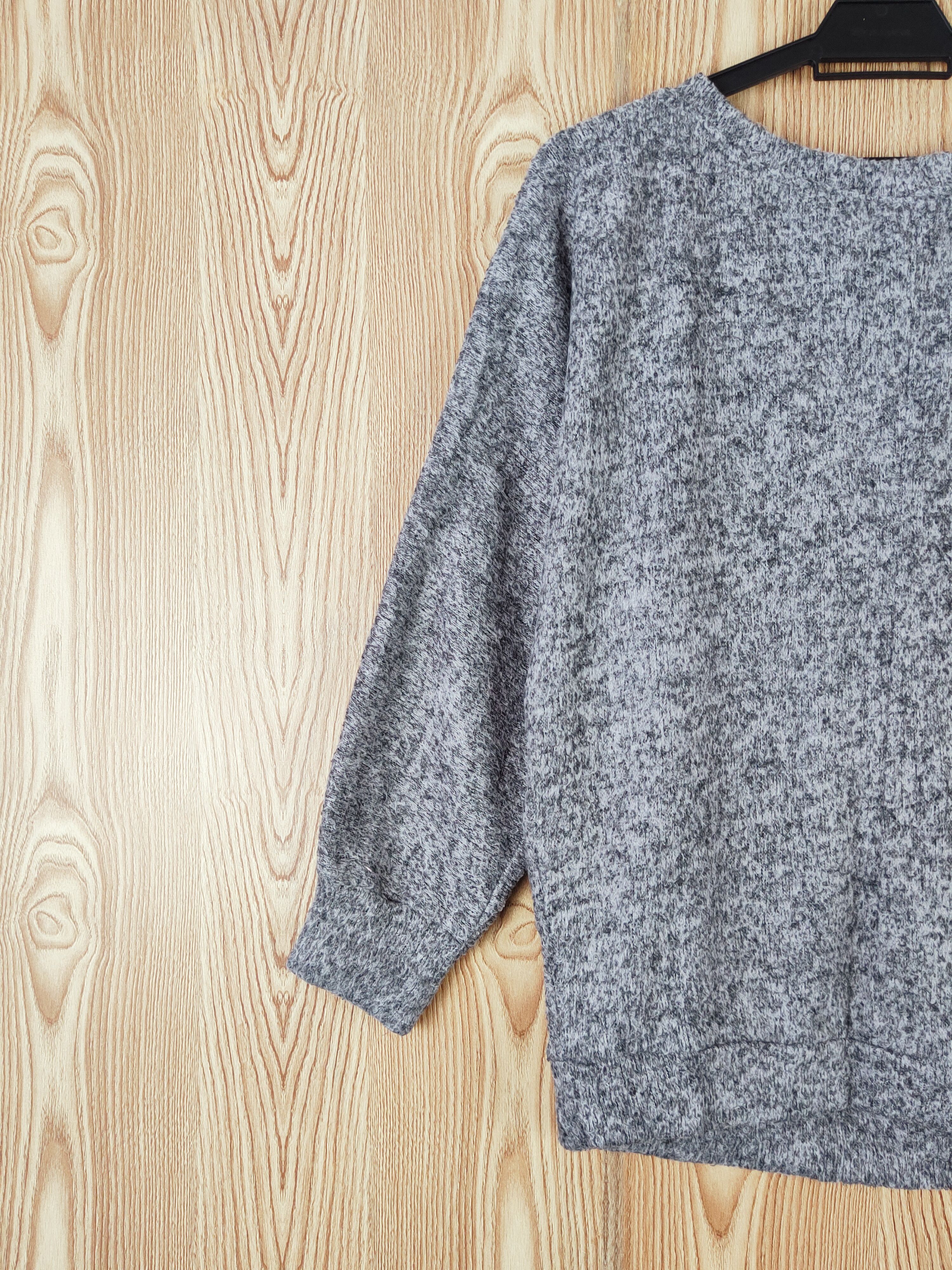 Homespun Knitwear × Japanese Brand × Vintage Cecil McBee Gray Knitwear Sweatshirts #W879 Size M / US 6-8 / IT 42-44 - 8 Thumbnail