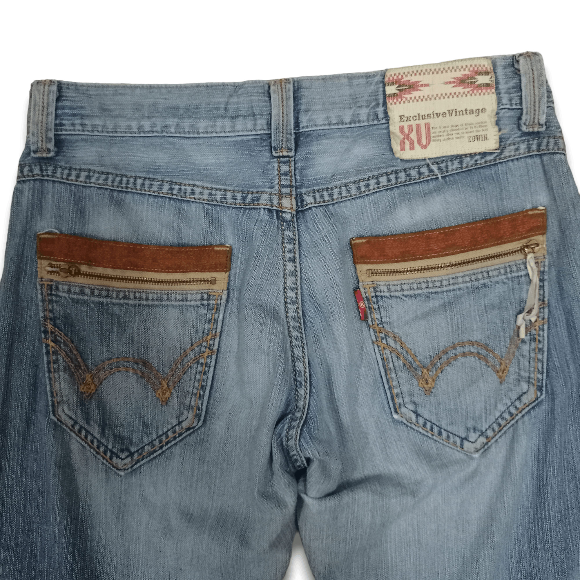 Edwin Exclusive Vintage Edwin Japan Distressed Baggy Jeans 36x32 Size US 36 / EU 52 - 7 Thumbnail