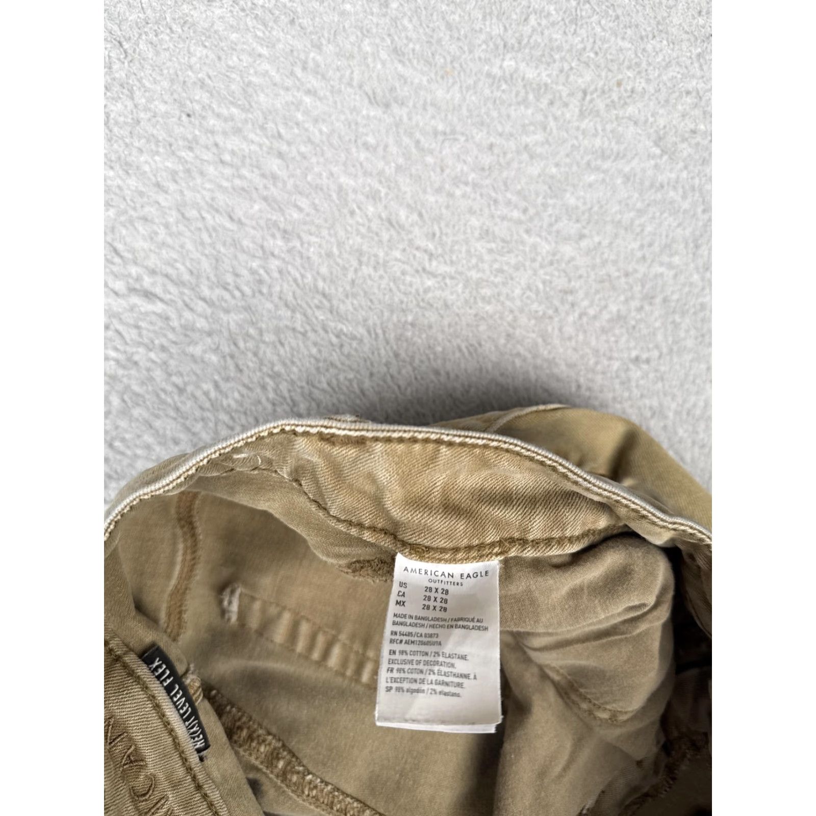 American Eagle Outfitters American Eagle Outfitters Jeans Mens 28x28 Beige Jegging Skinny Next Level Flex Size US 28 / EU 44 - 7 Thumbnail
