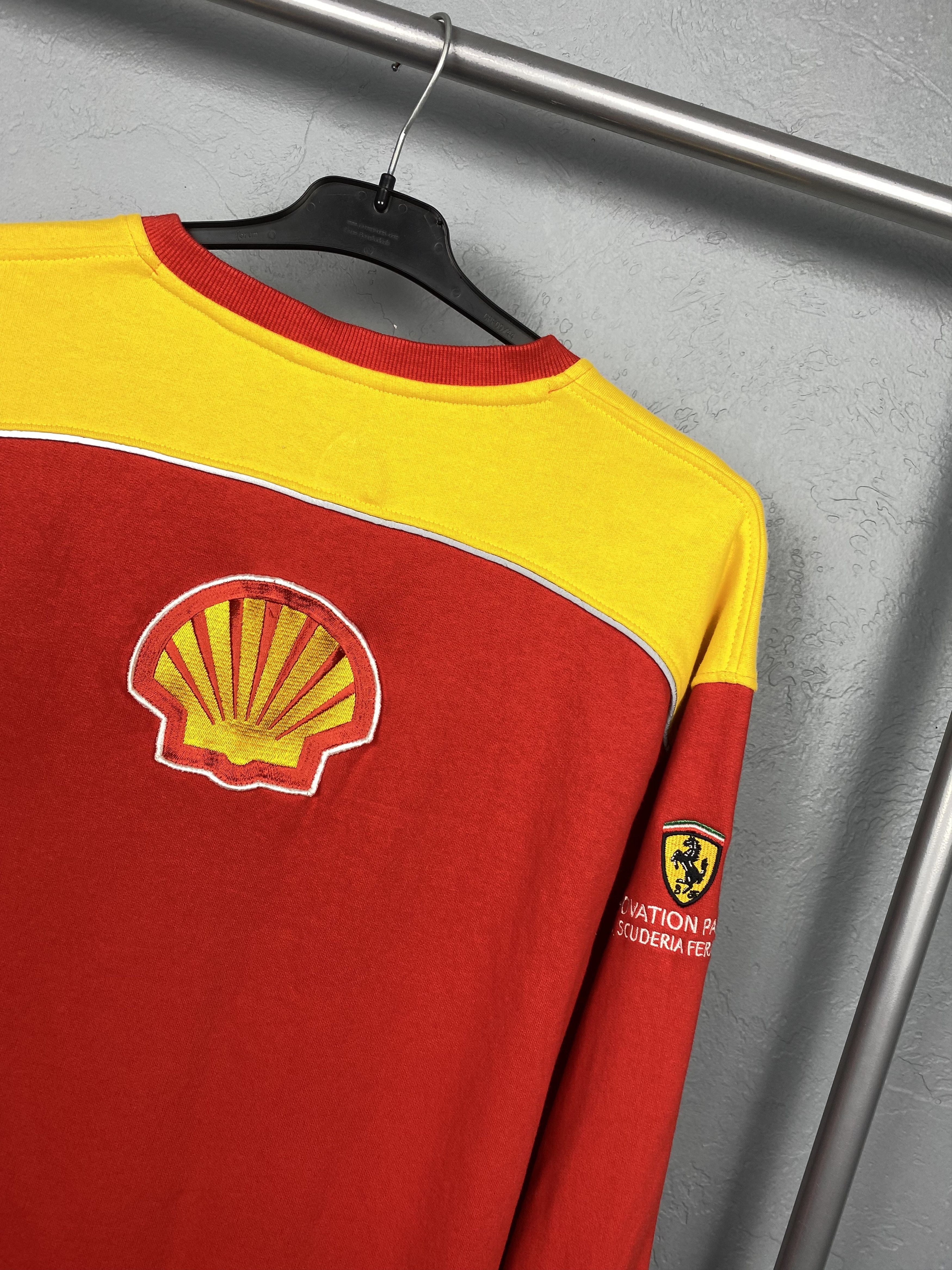 Ferrari Ferrari Racing Team Shell Vintage Sweatshirt Y2K Size US L / EU 52-54 / 3 - 11 Thumbnail