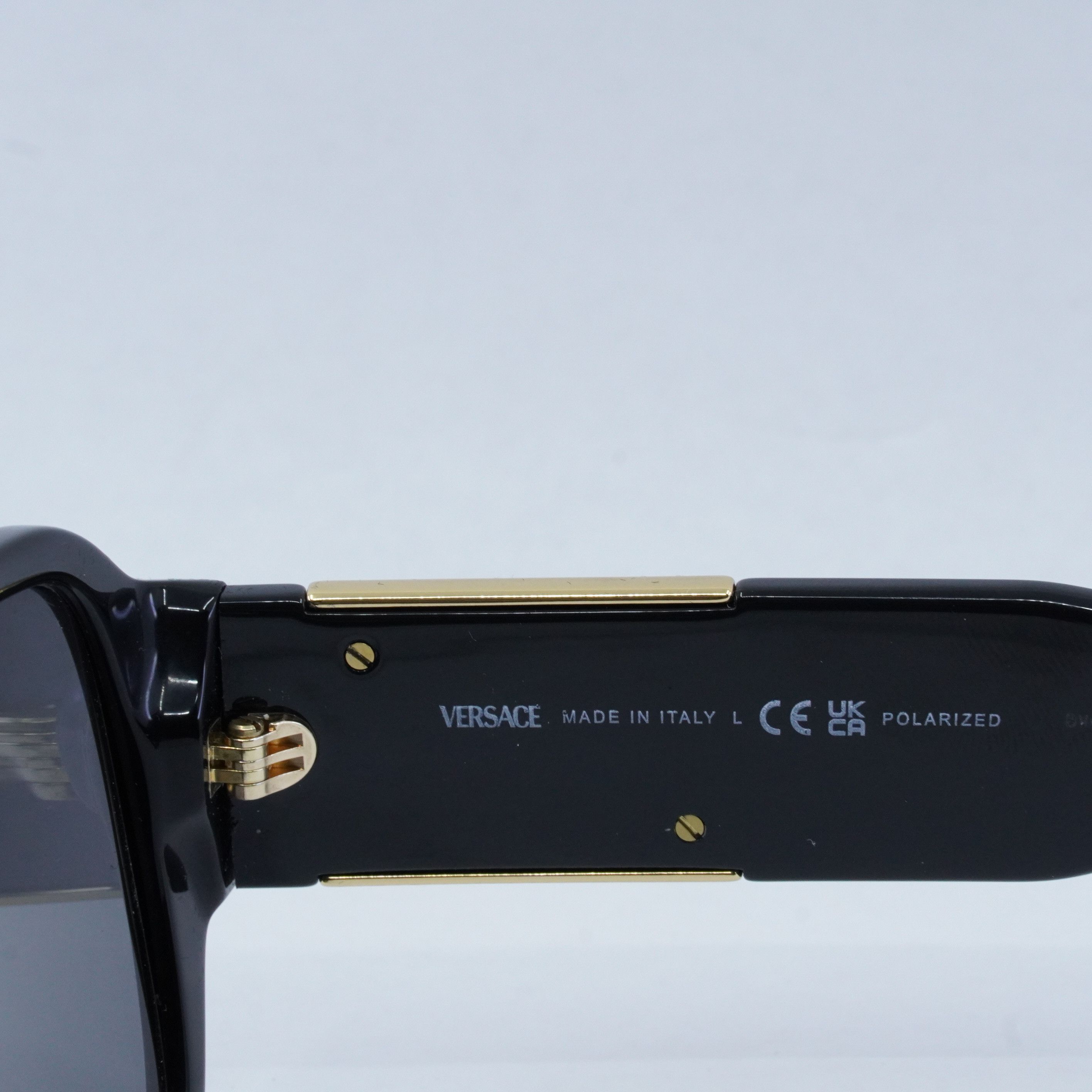 Versace Versace VE4436U GB1/81 Sunglasses Black Aviator Frame Size ONE SIZE - 11 Thumbnail