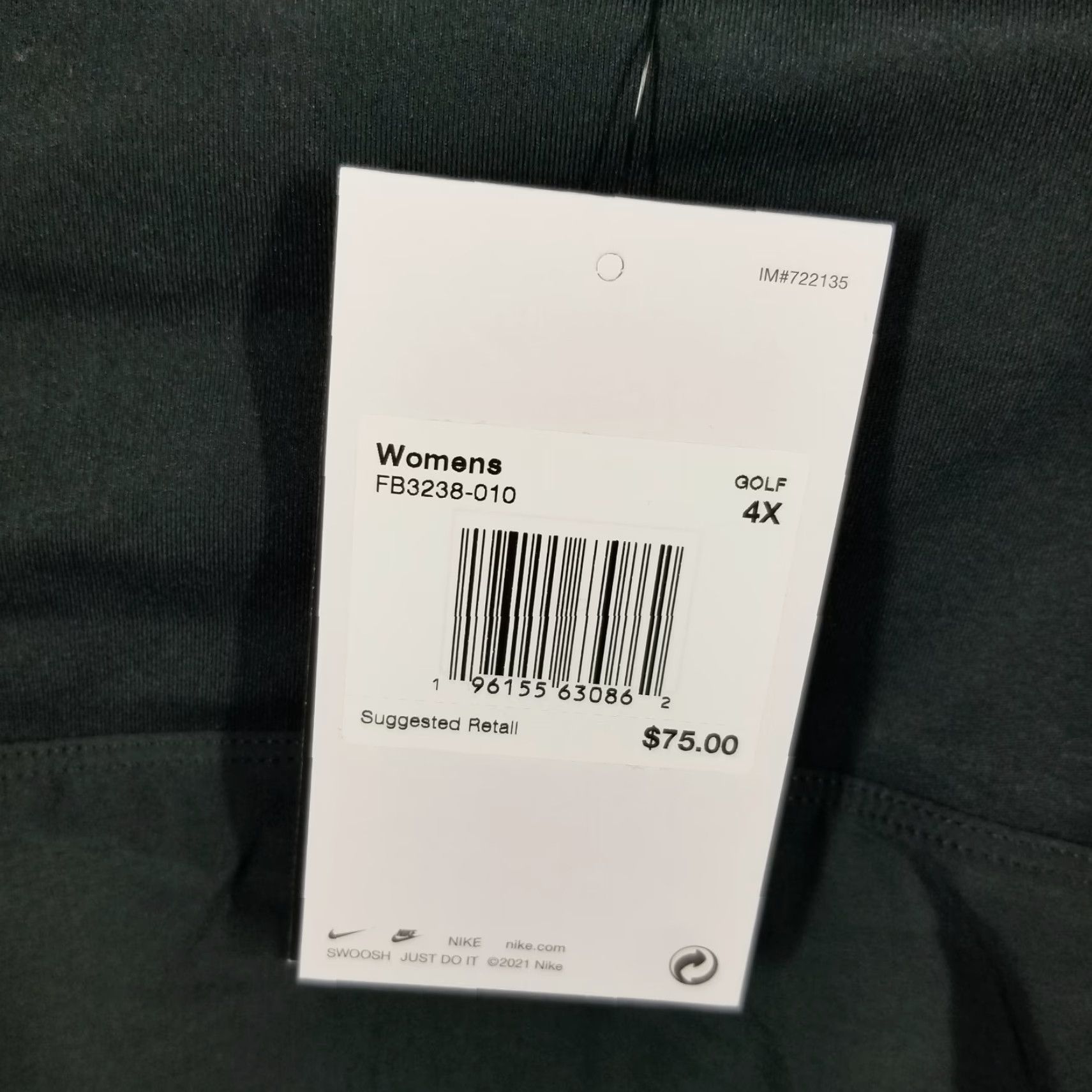Nike Nike Skort Women's 4X Black Athletic Golf Tennis Skirt Pleated Short Slowly? Size 40" / US 18 - 4 Thumbnail