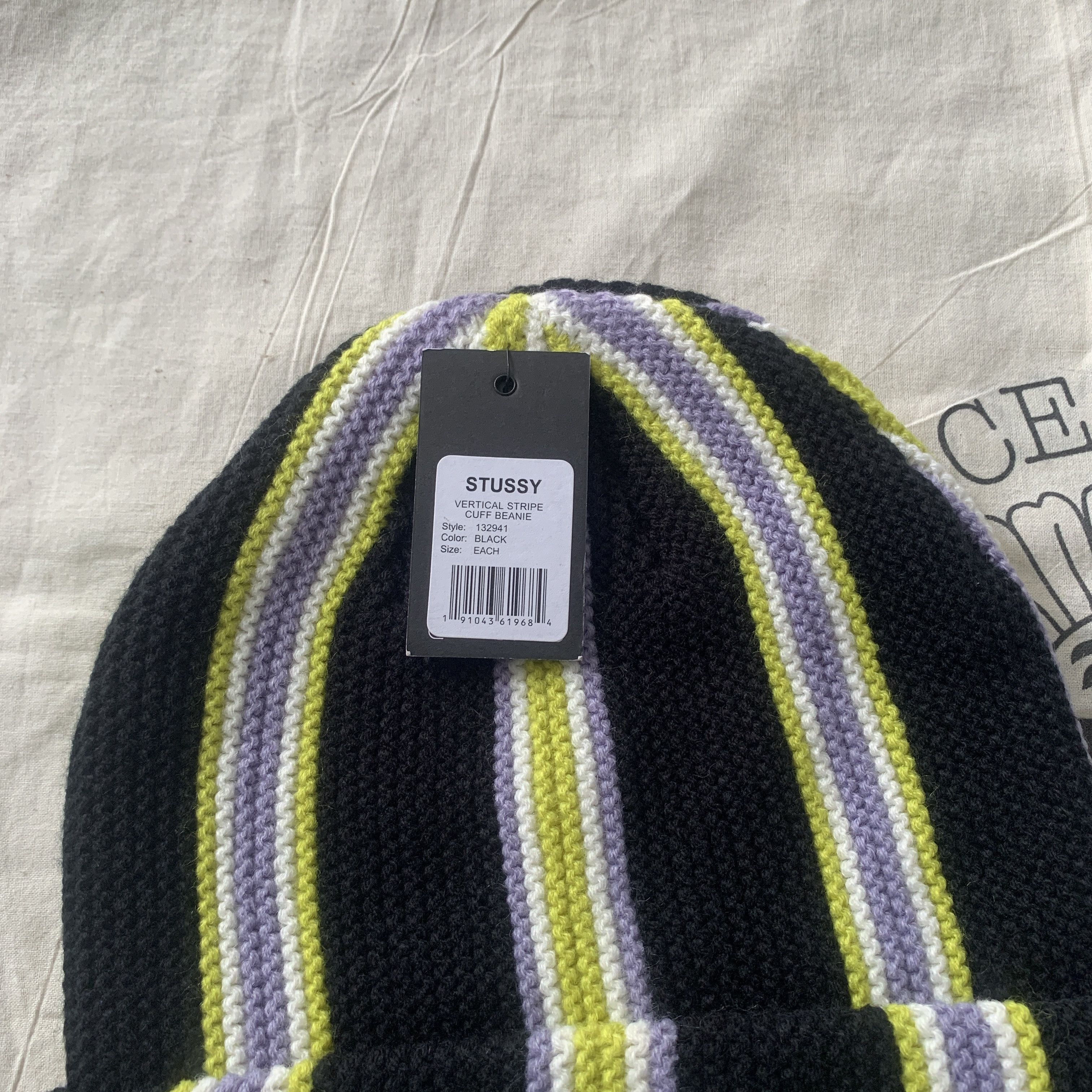 Stussy Stussy vertical stripe cuff beanie Size ONE SIZE - 2 Thumbnail