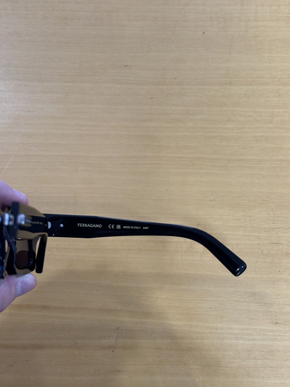 Salvatore Ferragamo Ferragamo Sunglasses SF2034S 001 Size ONE SIZE - 6 Thumbnail