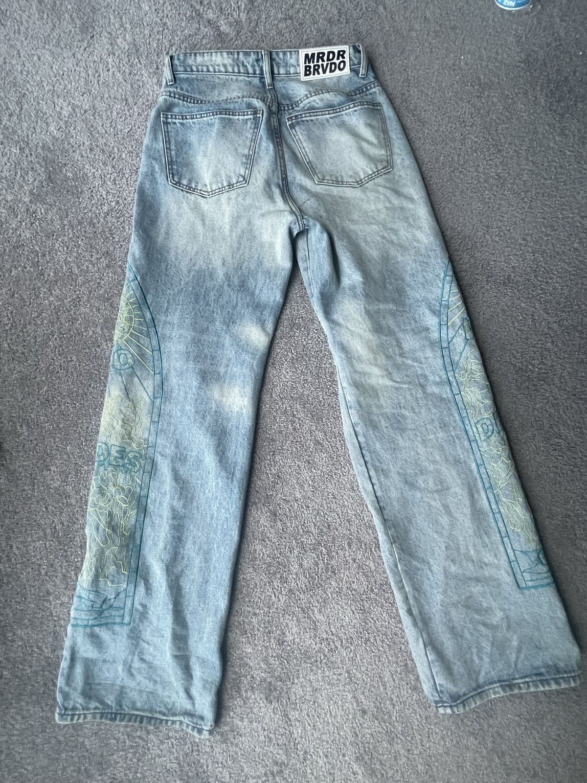 Who Decides War Who Decides War Embroidered Jeans Size US 28 / EU 44 - 4 Thumbnail