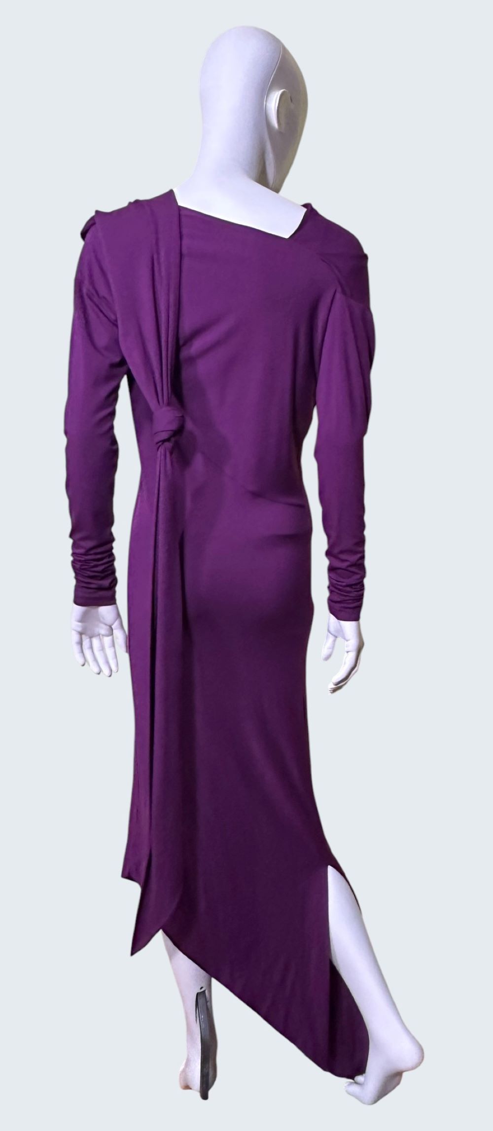 Vivienne Westwood Purple viscose dress Size S / US 4 / IT 40 - 4 Thumbnail