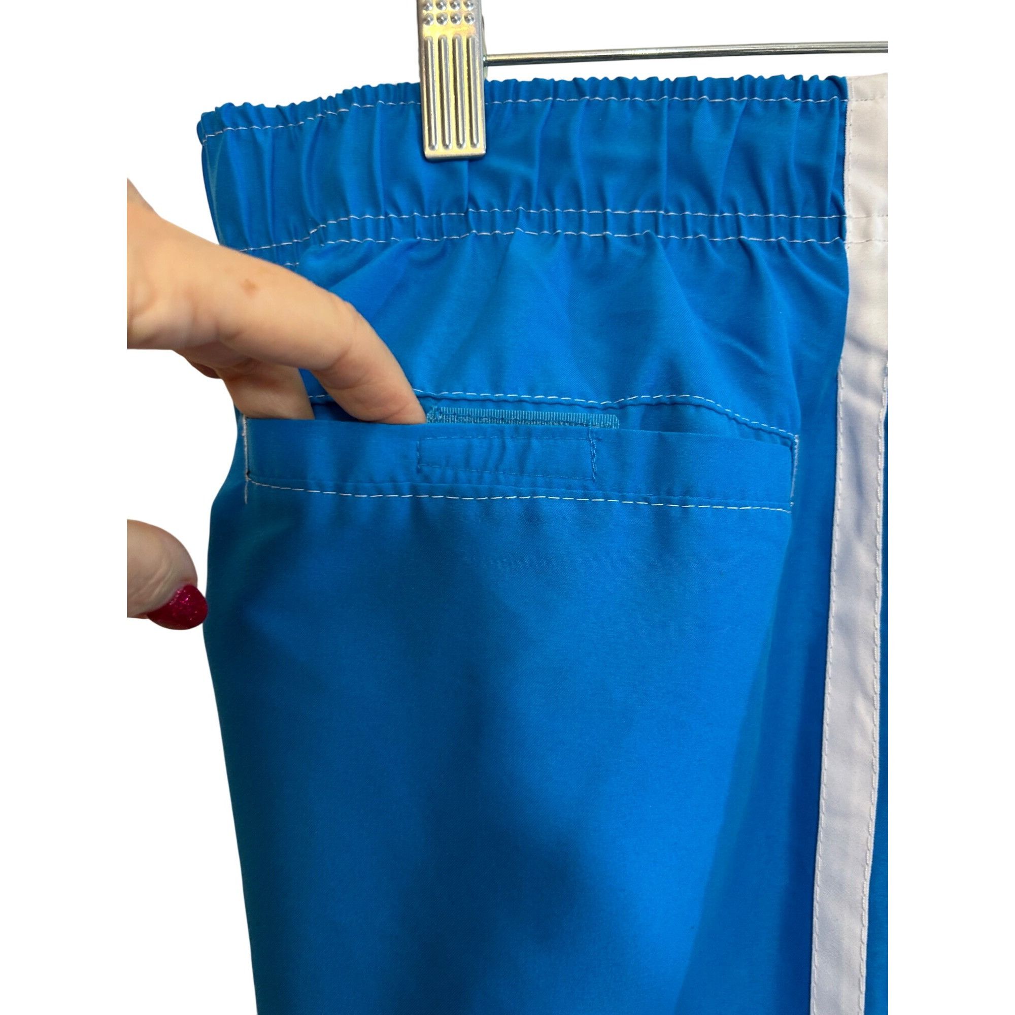 Beverly Hills Polo Club Beverly Hills Polo Club Men’s Swim Trunks M Blue White Trim Size US 32 / EU 48 - 12 Thumbnail
