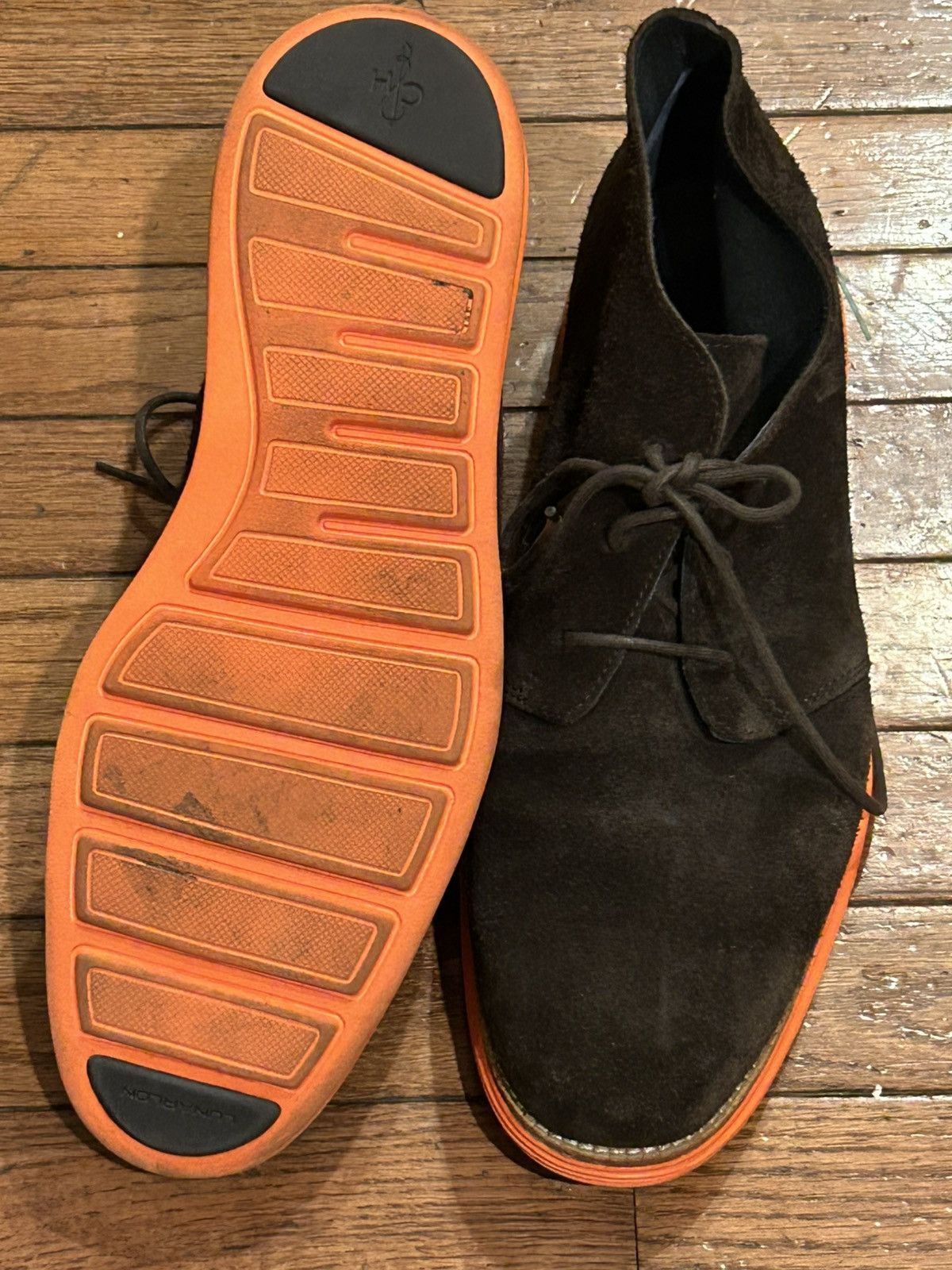 Cole Haan Cole Haan Men's Lunargrand Woodbury Brown Size US 13 / EU 46 - 6 Thumbnail
