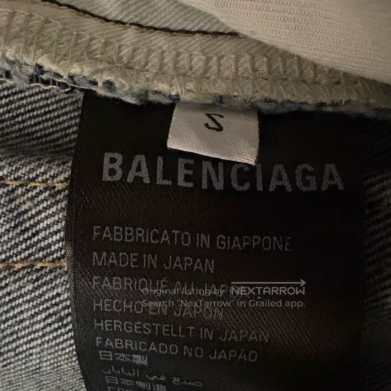 Balenciaga Balenciaga size S Super Distressed Mud Dyed Destroyed Whit Size US 27 - 4 Thumbnail