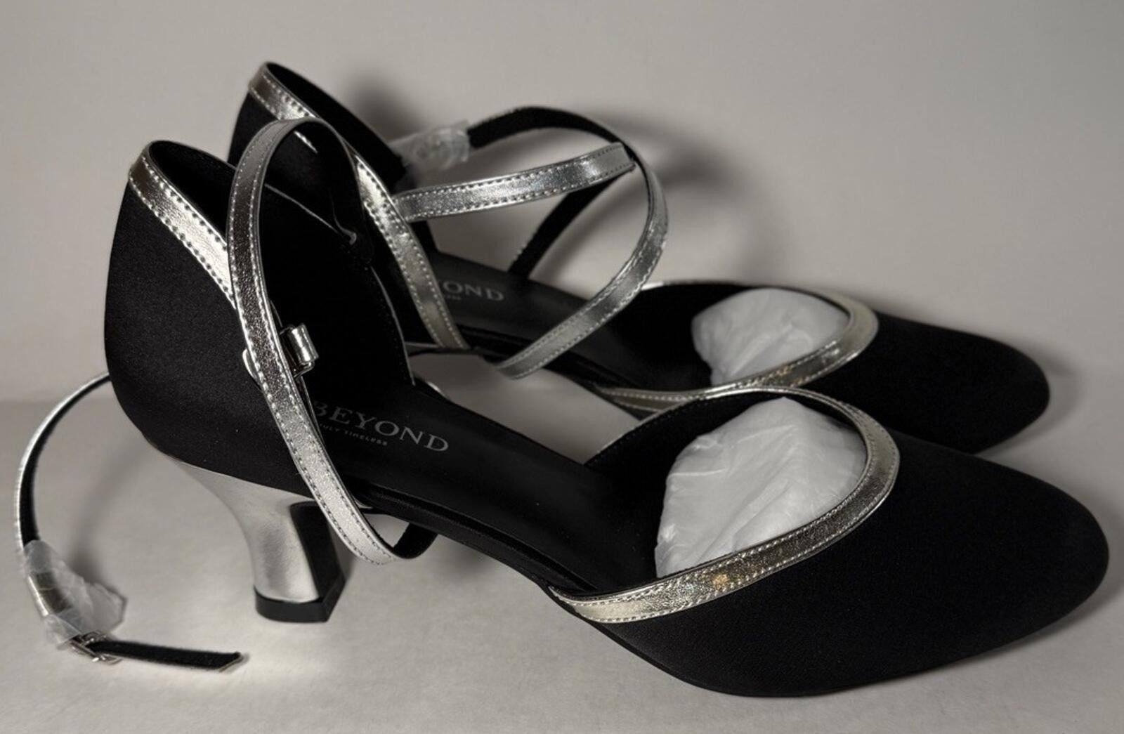 Other BABEYOND Women's Closed Toe Strappy Latin Dance Shoes Black Size ONE SIZE - 3 Thumbnail