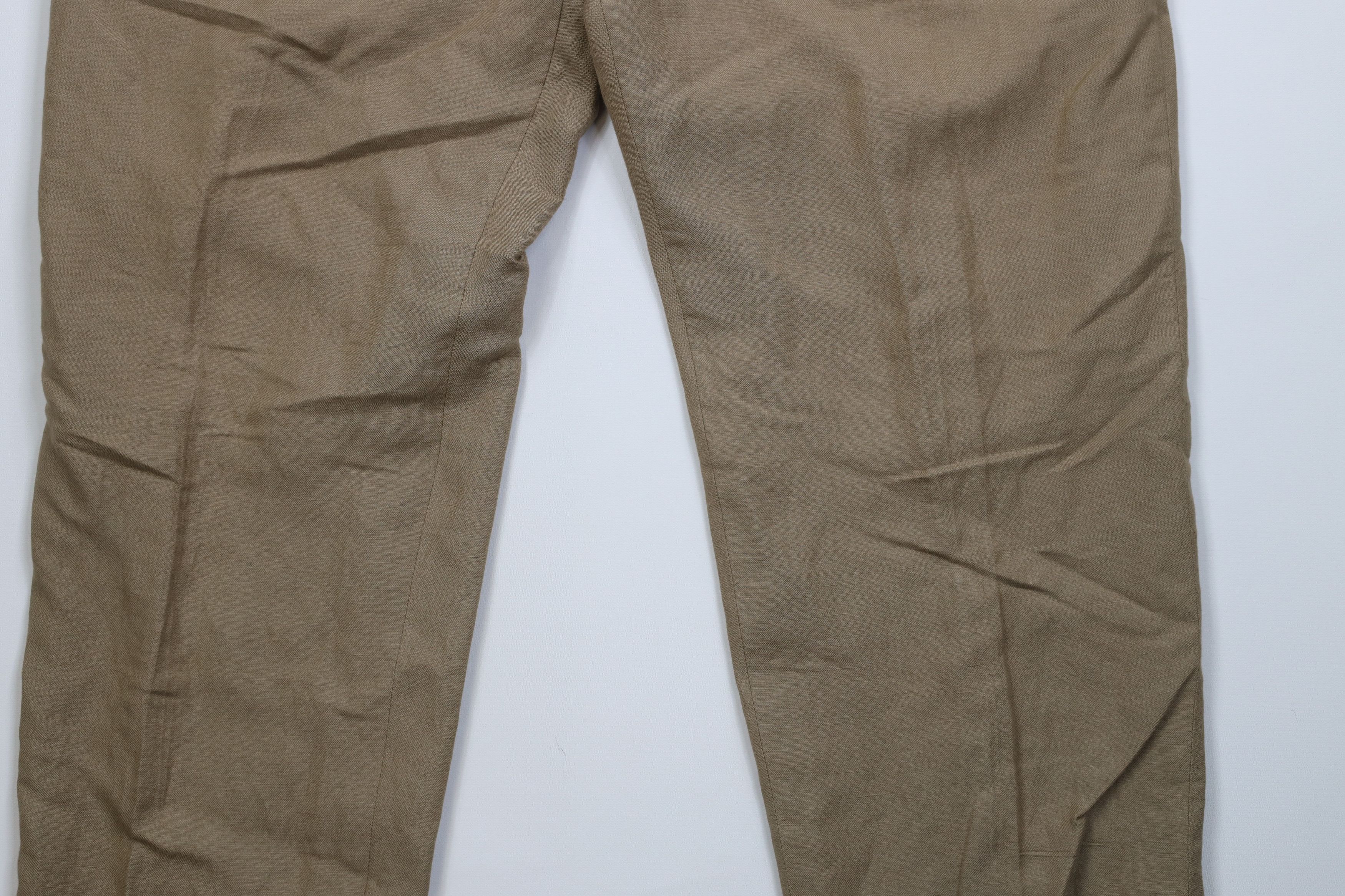 Vintage Vintage 90s Streetwear Linen Blend Wide Leg Chino Pants Size US 38 / EU 54 - 4 Thumbnail