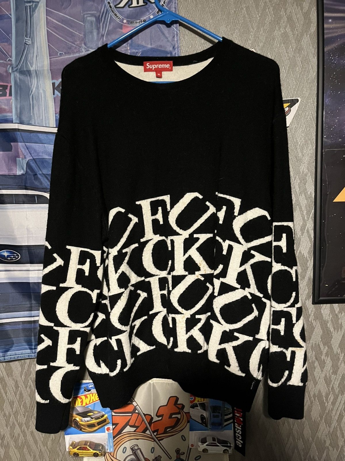 Supreme Fuck Sweater Black Mサイズ Supreme Fuck Money Sweater Black Men's - FW24 - US