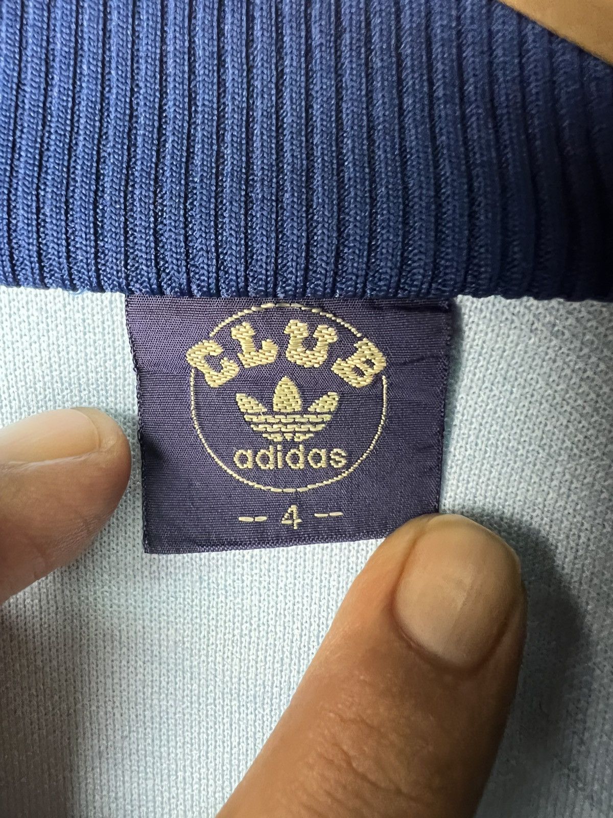 Adidas 🔥Vintage Two Tone Adidas Club Zipper Jackets Size US M / EU 48-50 / 2 - 19 Thumbnail