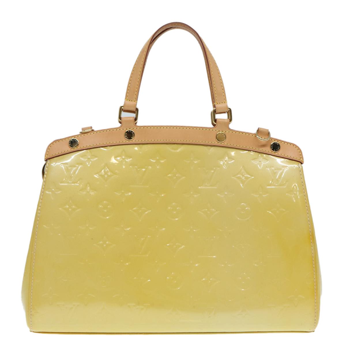 Louis Vuitton Brea Yellow Patent Leather Handbag (Pre-Owned) Size ONE SIZE - 1 Thumbnail