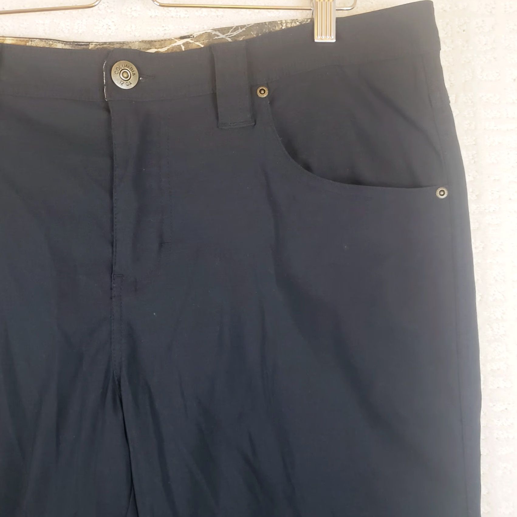 Vintage Columbia PFG Pants 36X30 Black Outdoor Activewear Cargo 5-Pocket Regular Straight Mens Size US 36 / EU 52 - 5 Thumbnail