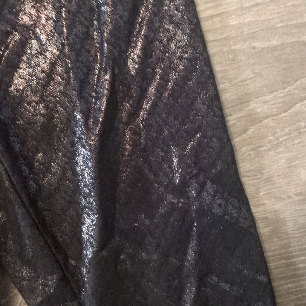 SKIMS Skims black logo foil leggings size XXS Size 24" / US 00 / IT 34 - 2 Thumbnail