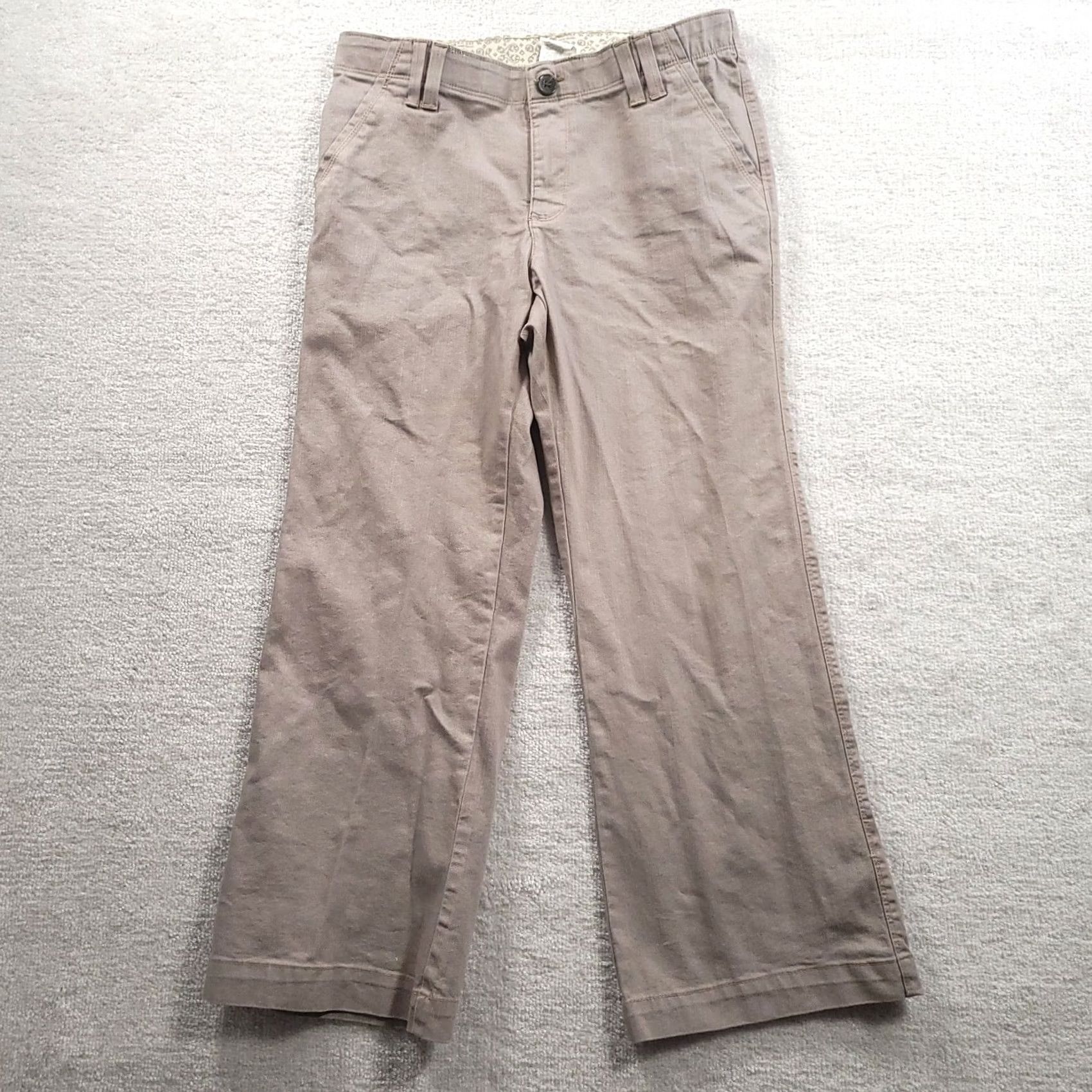 Lee Lee Jeans Beige Women's SZ 12P Petite Mid Rise Straight 28in Inseam Cotton Blend Denim Belt Loops Zip NOGap Waistband Size 34" / US 12 / IT 48 - 2 Thumbnail