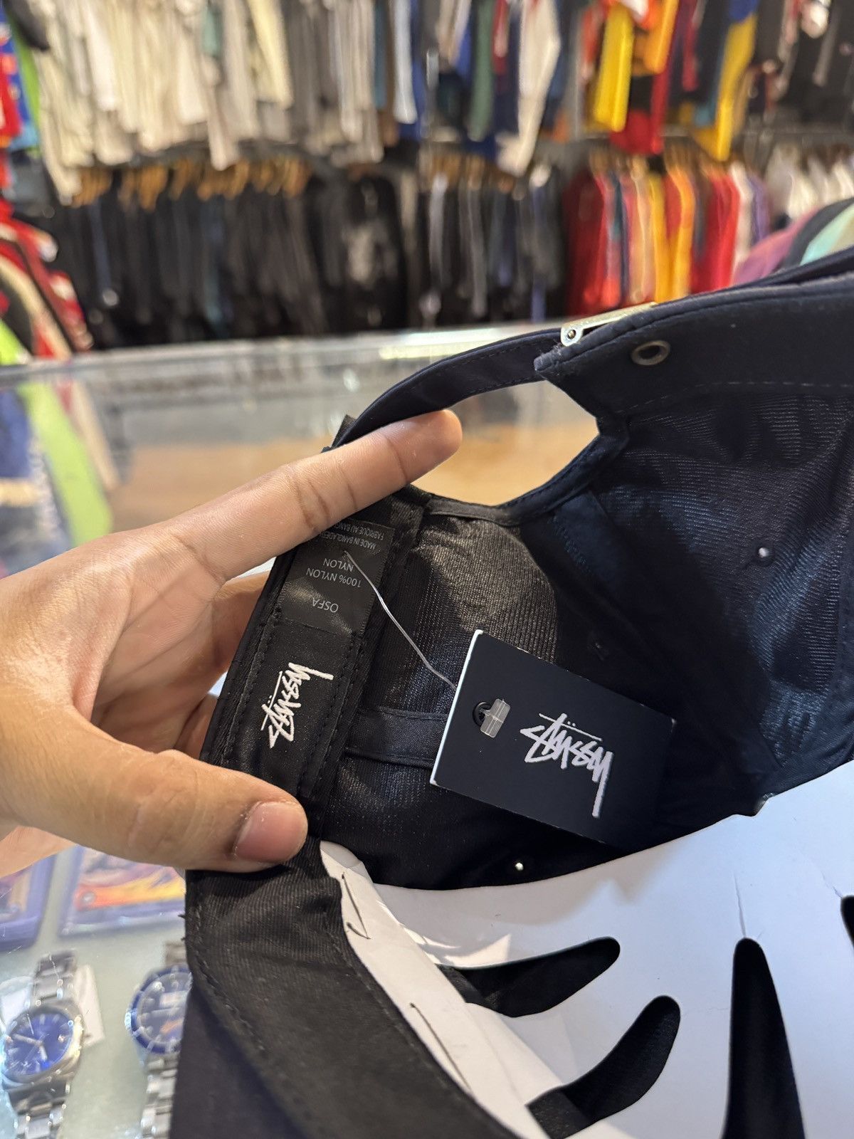 Stussy STUSSY STOCK LOCK TASLAN STRAPBACK Size ONE SIZE - 6 Thumbnail