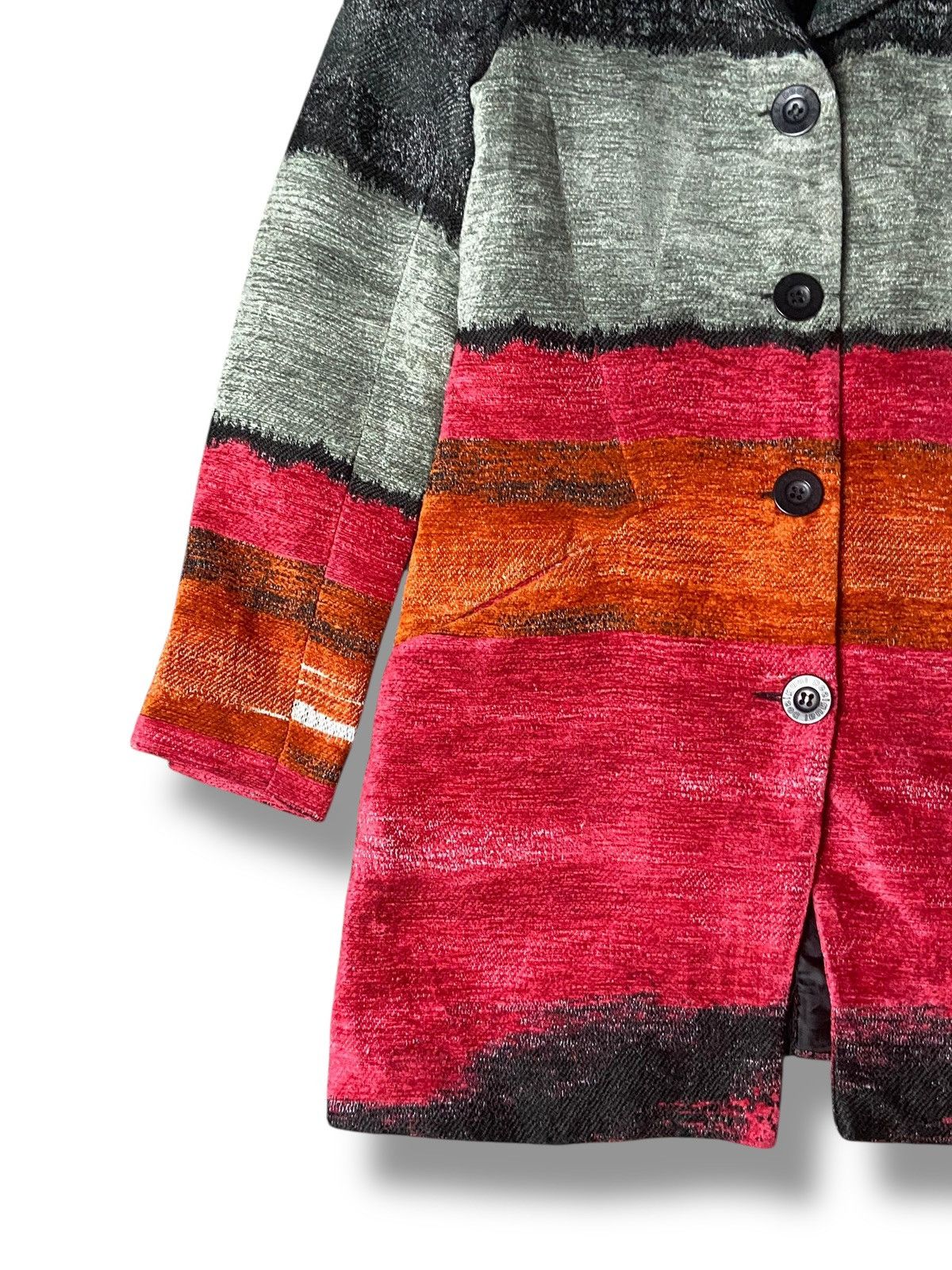 Desigual Vintage DESIGUAL Women Wool Coat (139) Size XXS / US 00 / IT 34 - 9 Thumbnail