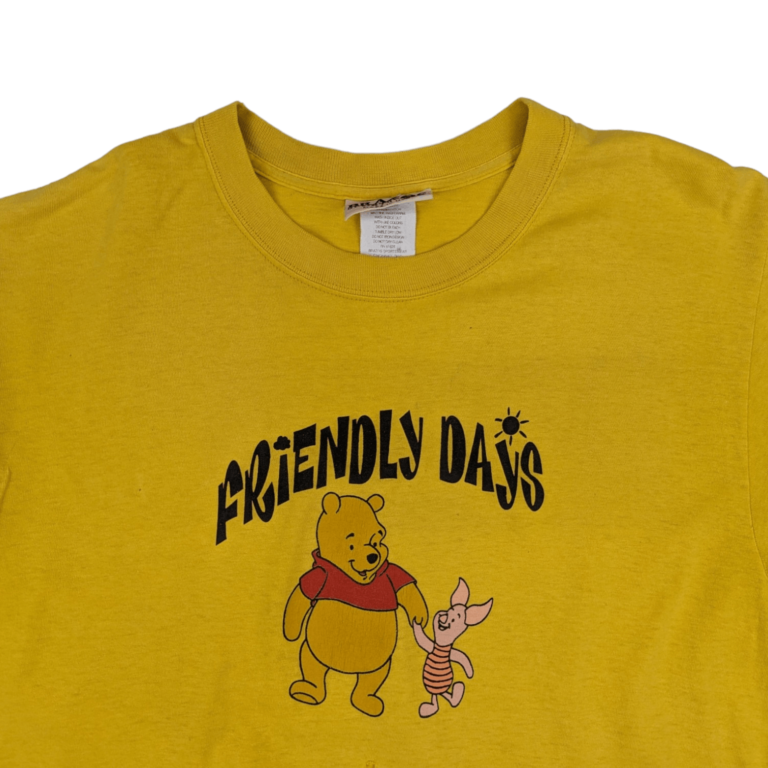 Cartoon Network Vintage 2000's WINNE THE POOH Friendly Days T-Shirt Size US M / EU 48-50 / 2 - 4 Thumbnail