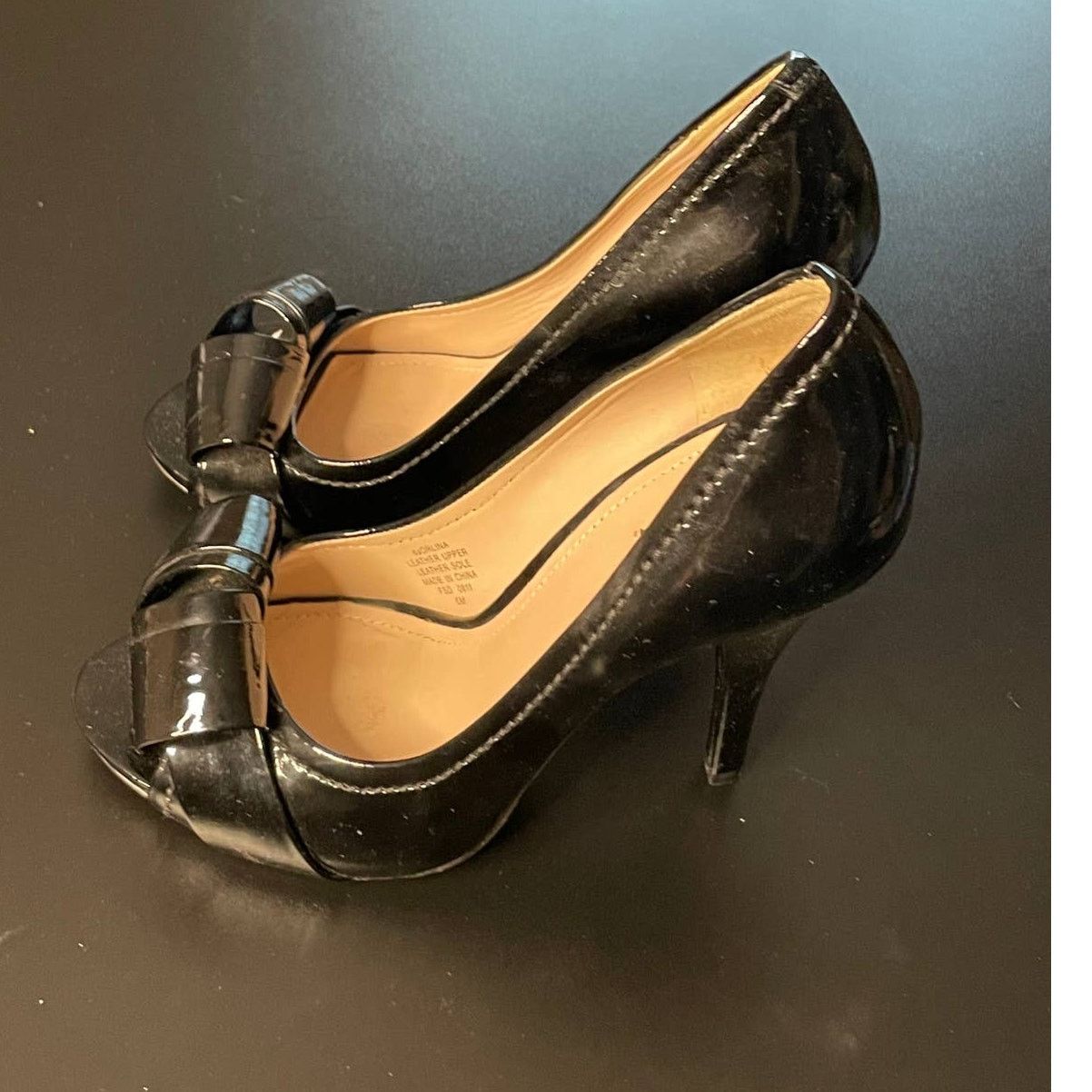 Other Joan & David Black Leather Orlina Heels Size 6 Size US 6 / IT 36 - 6 Thumbnail