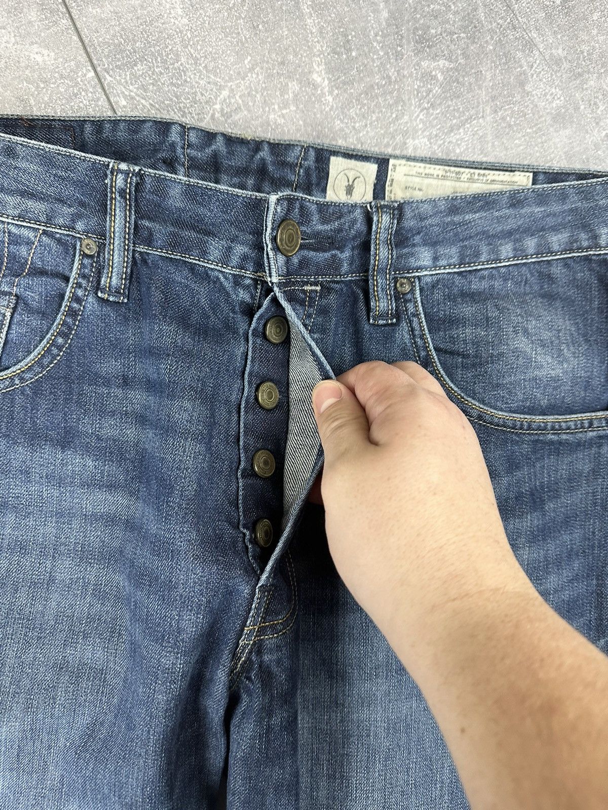 Allsaints Allsaints Ashtray Kick Japanese Denim Jeans Pants Size US 29 - 9 Thumbnail