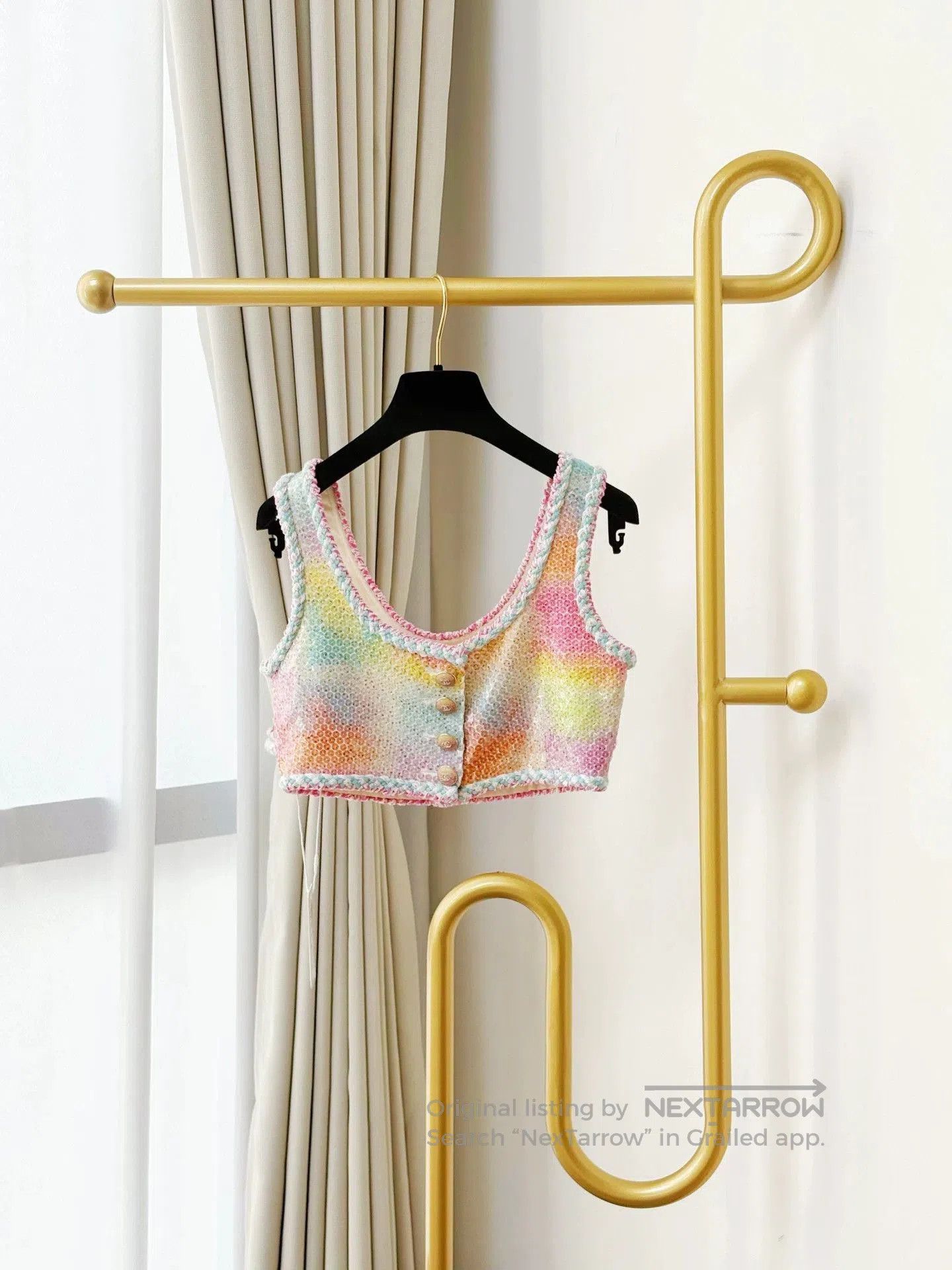 Chanel Chanel 24C Sequin Diamond Buckle Vest. Size US XS / EU 42 / 0 - 3 Thumbnail