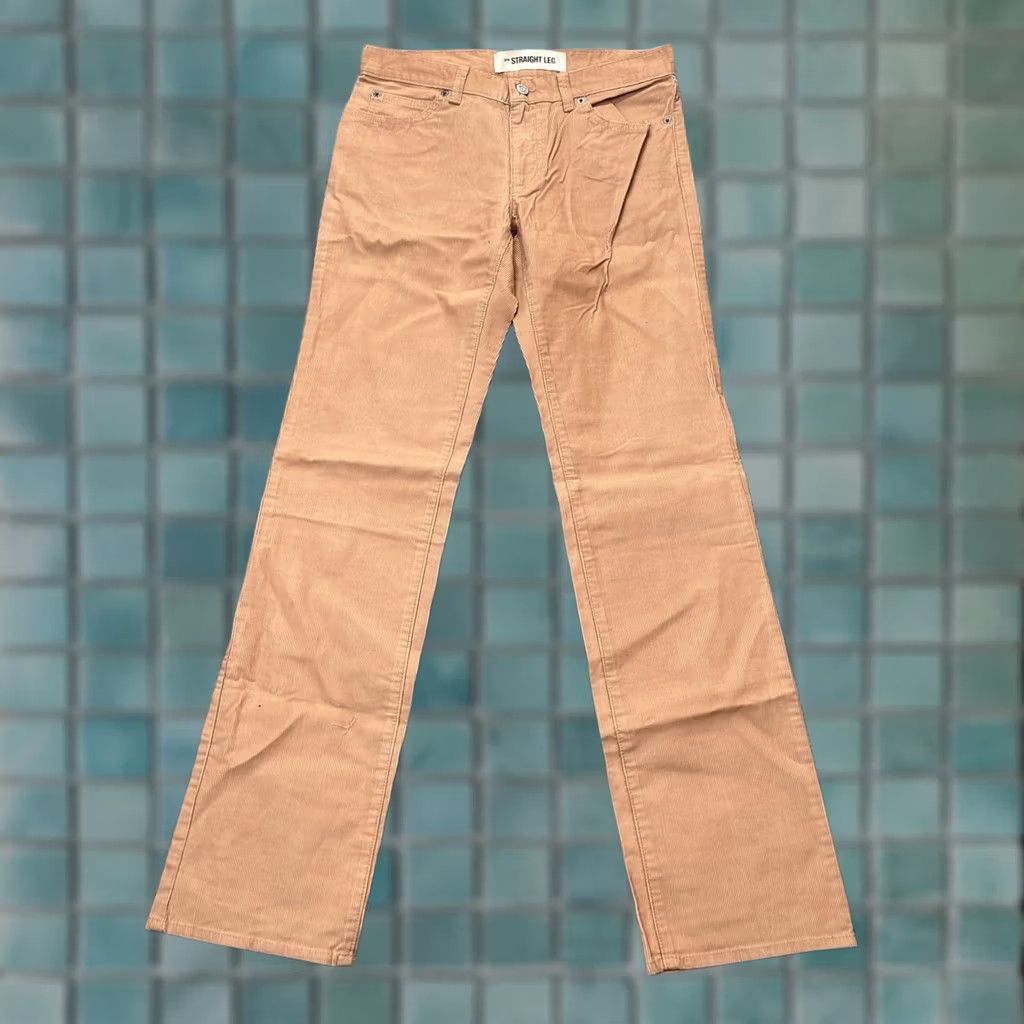Gap Gap Pants Women 4 Brown Corduroy Straight Leg Cotton Logo Casual Classic Waterfall? Size 27" / US 4 / IT 40 - 1 Thumbnail