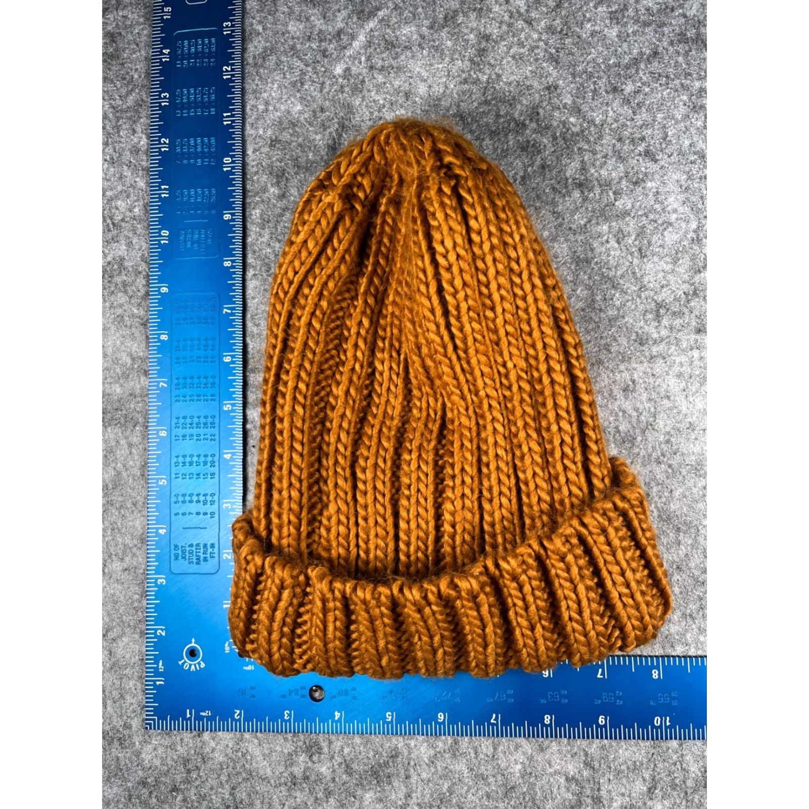 Forever 21 FOREVER 21 Beanie Women One Size Brown Orange Knit Acrylic Ski Womens Size ONE SIZE - 4 Thumbnail