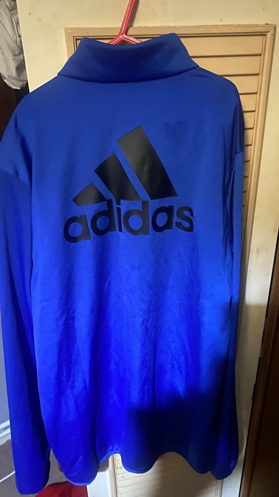 Adidas Blue adidas zip up Size US M / EU 48-50 / 2 - 3 Thumbnail