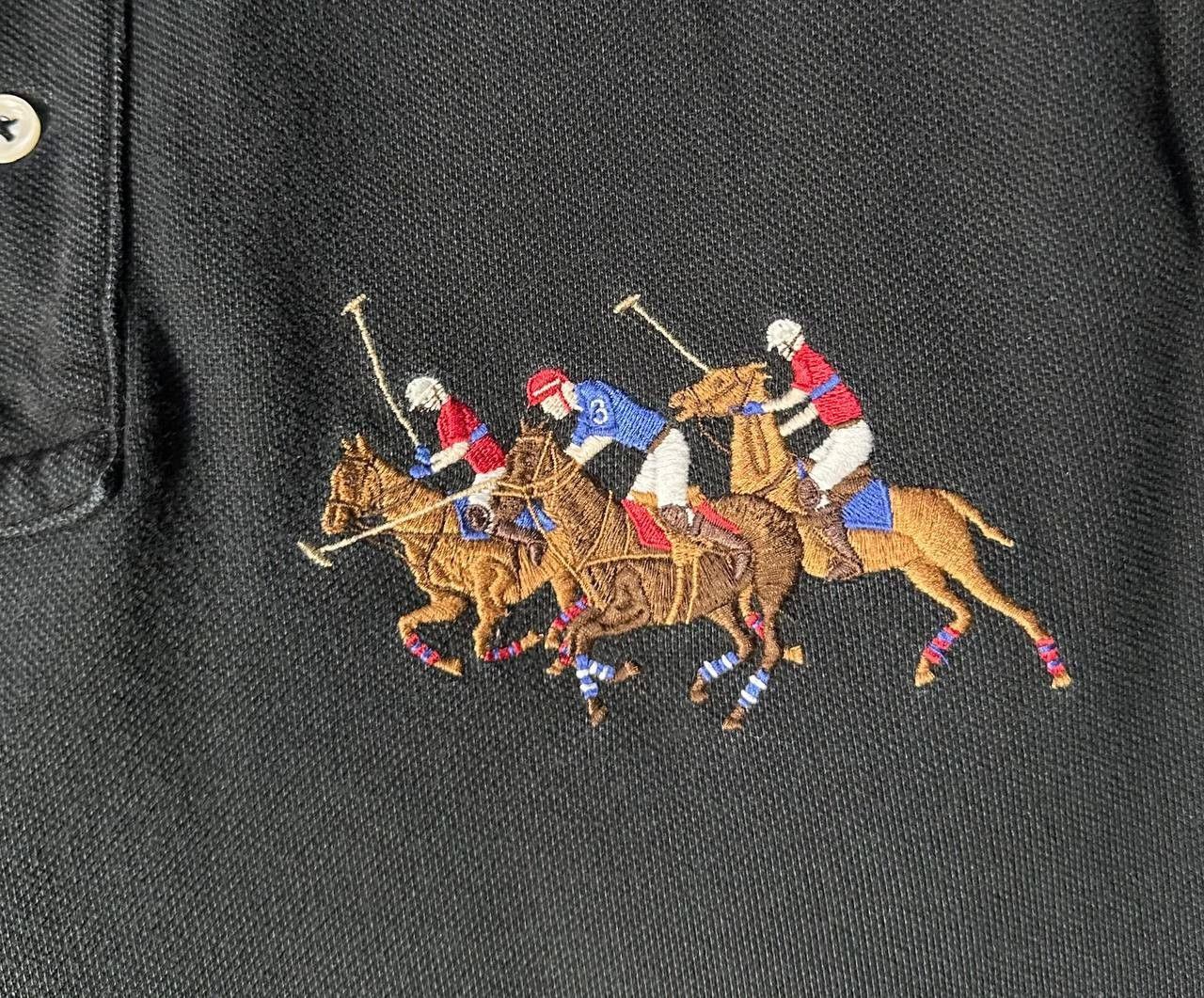 Polo Ralph Lauren × Vintage Polo Ralph Lauren vintage Polo shirt Triple Big Pony Size US L / EU 52-54 / 3 - 2 Thumbnail