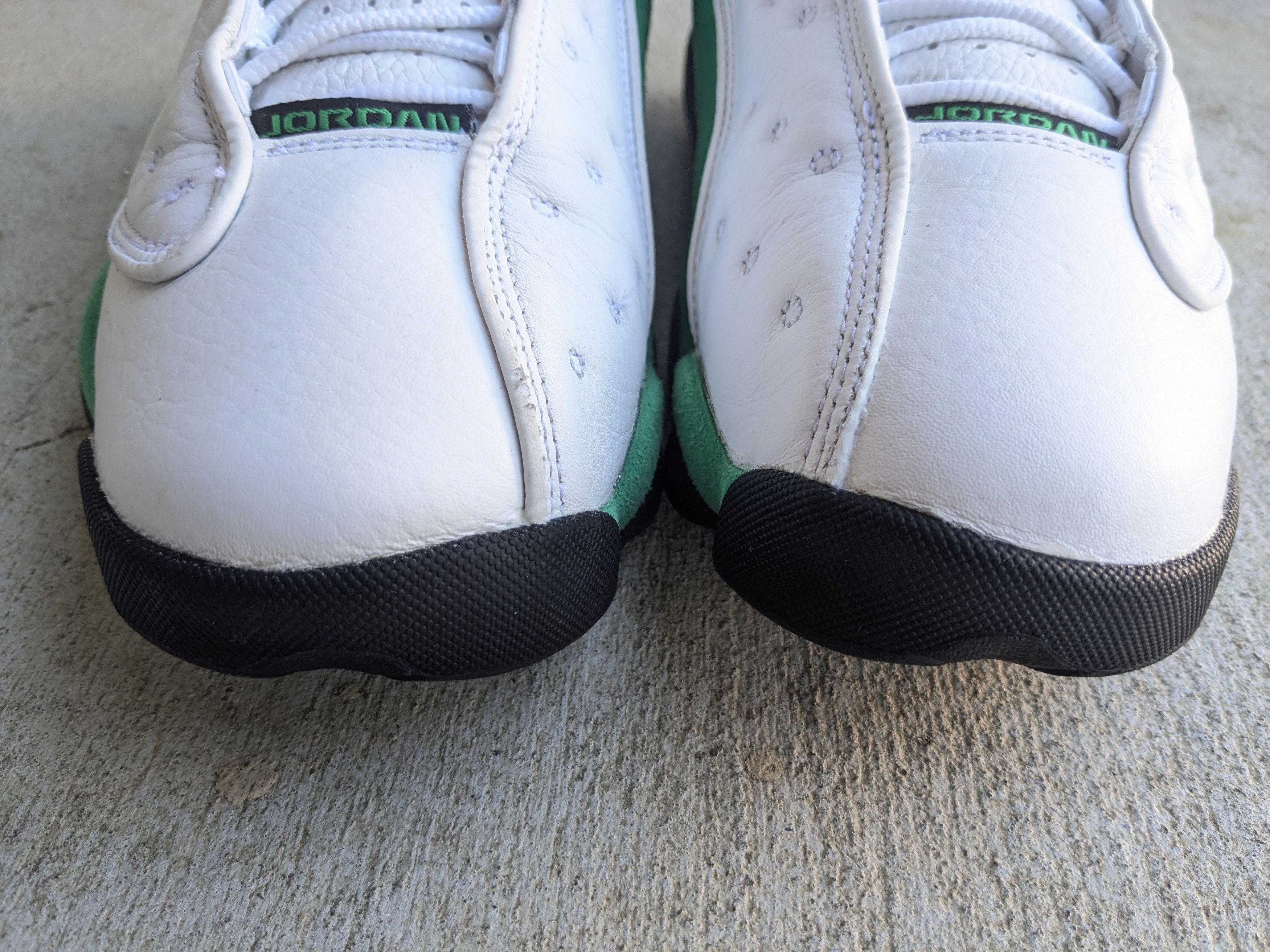 Jordan Brand Nike Air Jordan 13 Lucky Green Size 9.5 White DB6537-113 Size US 9.5 / EU 42-43 - 2 Thumbnail