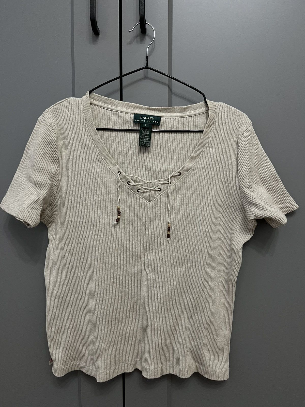 Lauren Ralph Lauren Lauren Ralph Lauren crop t-shirt, size L Size L / US 10 / IT 46 - 1 Thumbnail