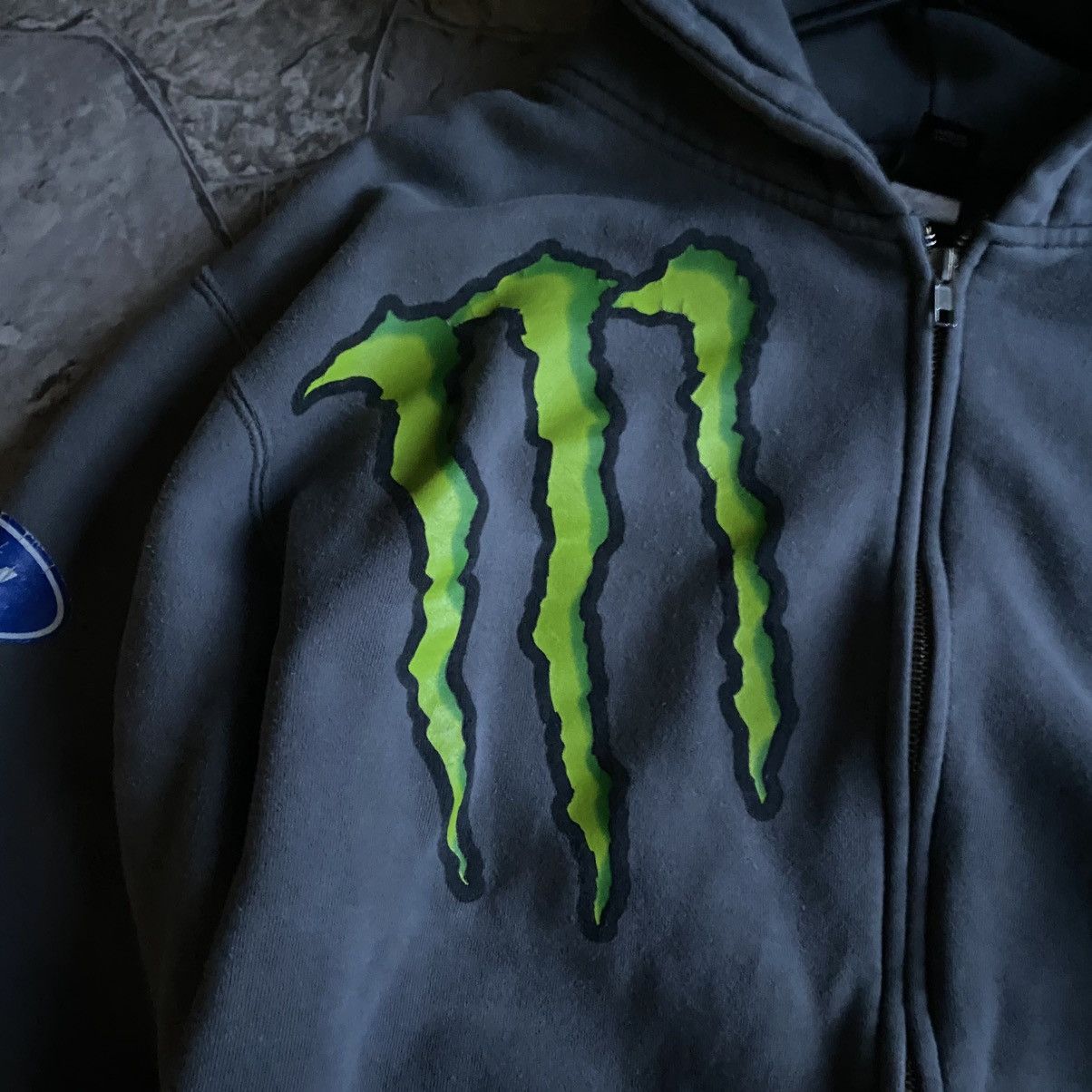 DC 2000s Y2K DC Shoes Monster Energy Racing Zip Hoodie Size US M / EU 48-50 / 2 - 5 Thumbnail