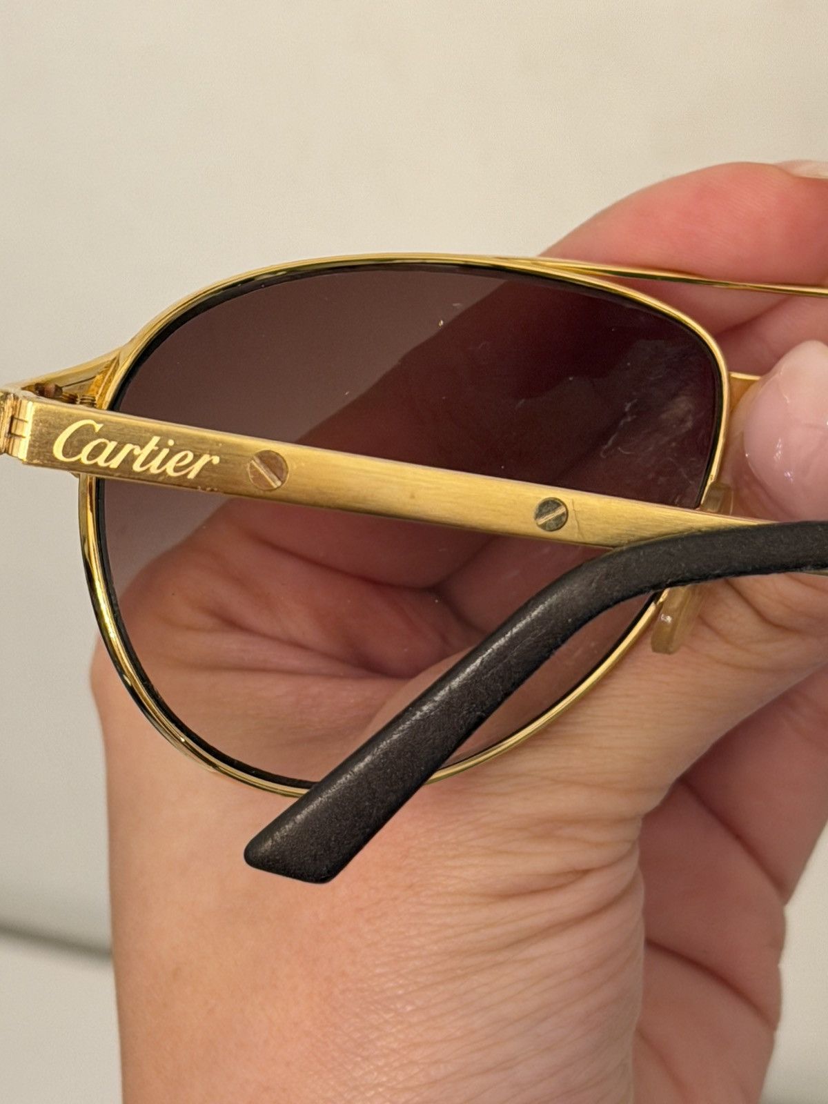Cartier Cartier Men's Premiere Pilot/Aviator Sunglasses Vintage Size ONE SIZE - 9 Thumbnail