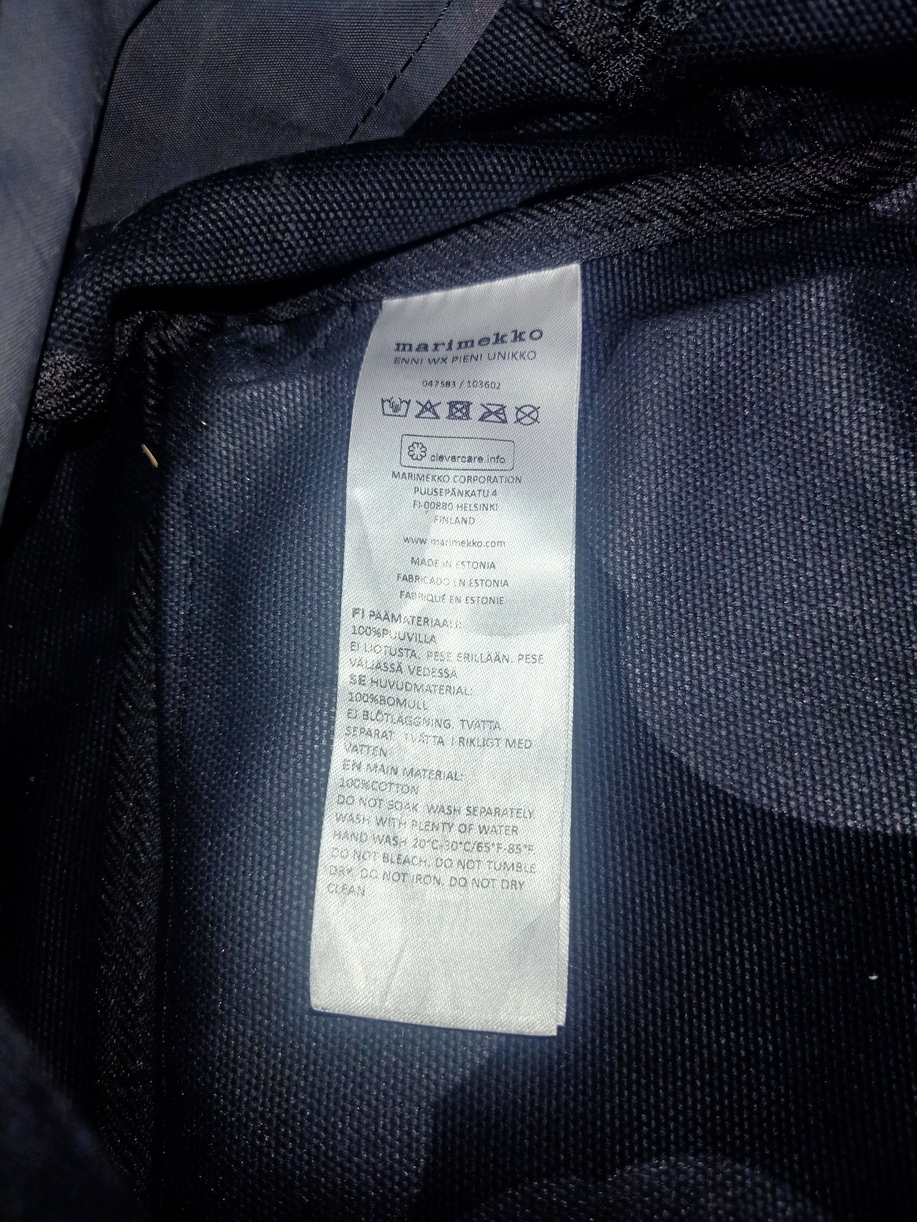 Marimekko Marimekko Enni Pieni Unikko Canvas Backpack Size ONE SIZE - 11 Thumbnail
