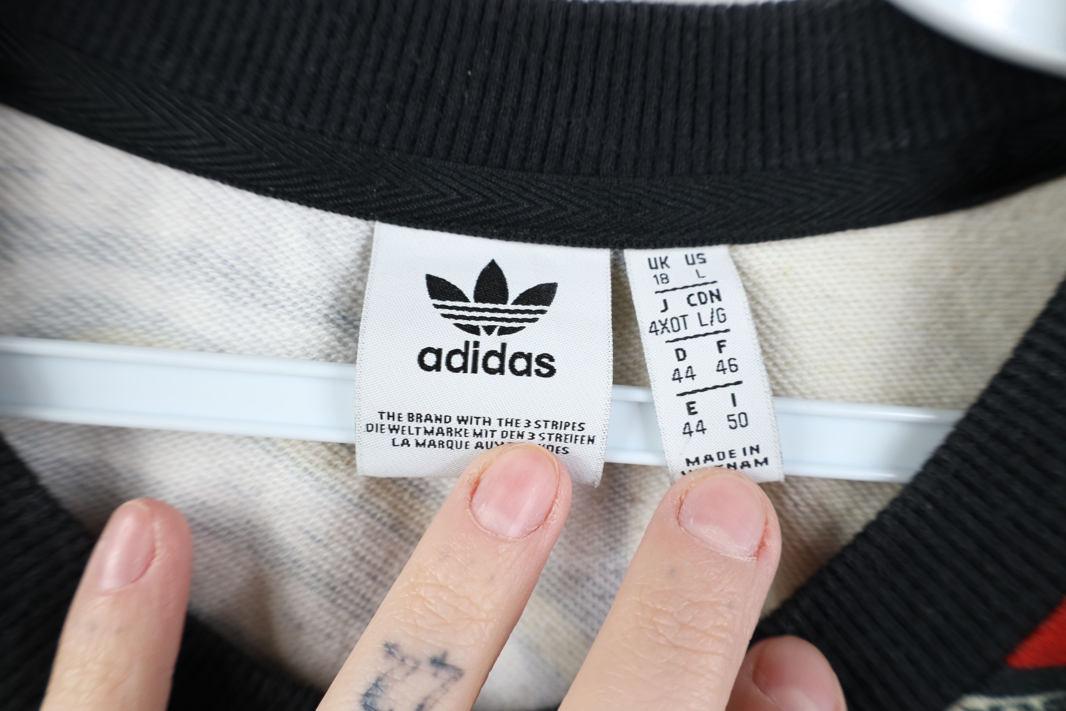 Adidas Adidas x The Farm Spell Out Pineapple Boyfriend Sweatshirt Size L / US 10 / IT 46 - 5 Thumbnail