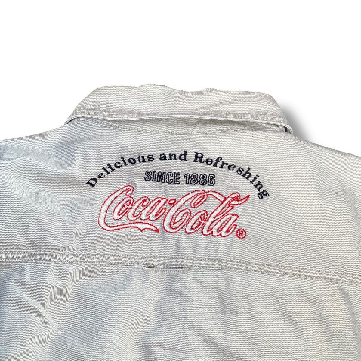 Coca Cola × Vintage Vintage Cocacola Button Down Jacket. #E9 Size US XL / EU 56 / 4 - 6 Thumbnail