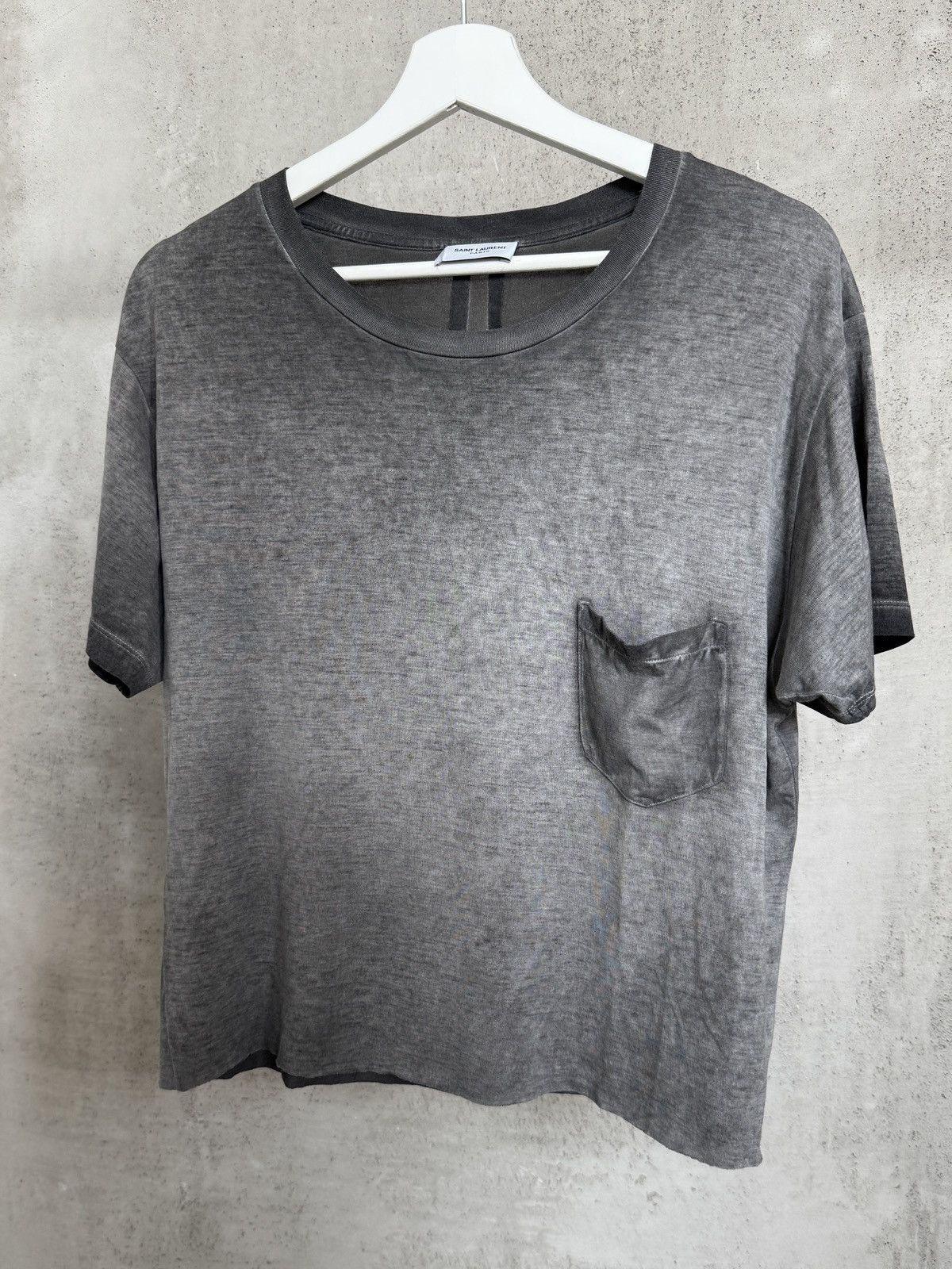 Saint Laurent Paris Saint Laurent by Hedi Slimane T-Shirt FW14 "Psycho Rock" Size US S / EU 44-46 / 1 - 2 Thumbnail