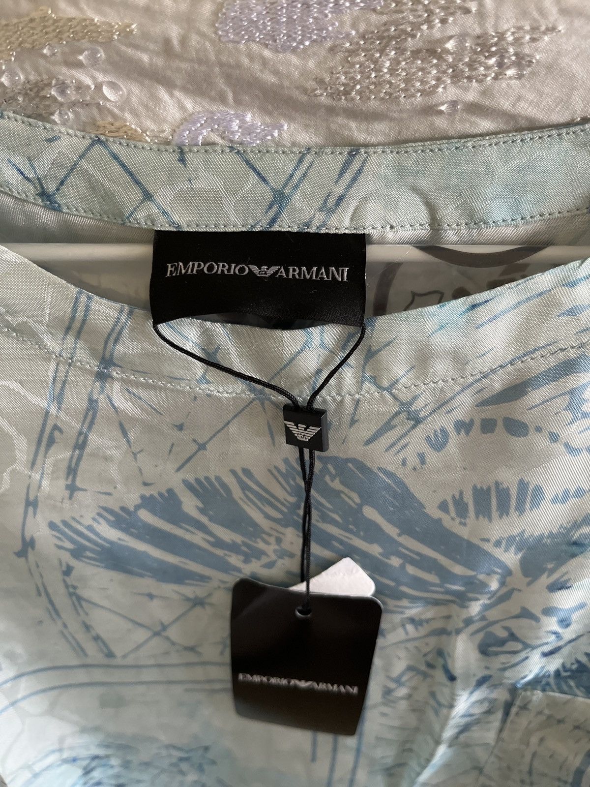 Emporio Armani Emporio Armani Light Blue T-Shirt Size US M / EU 48-50 / 2 - 5 Thumbnail