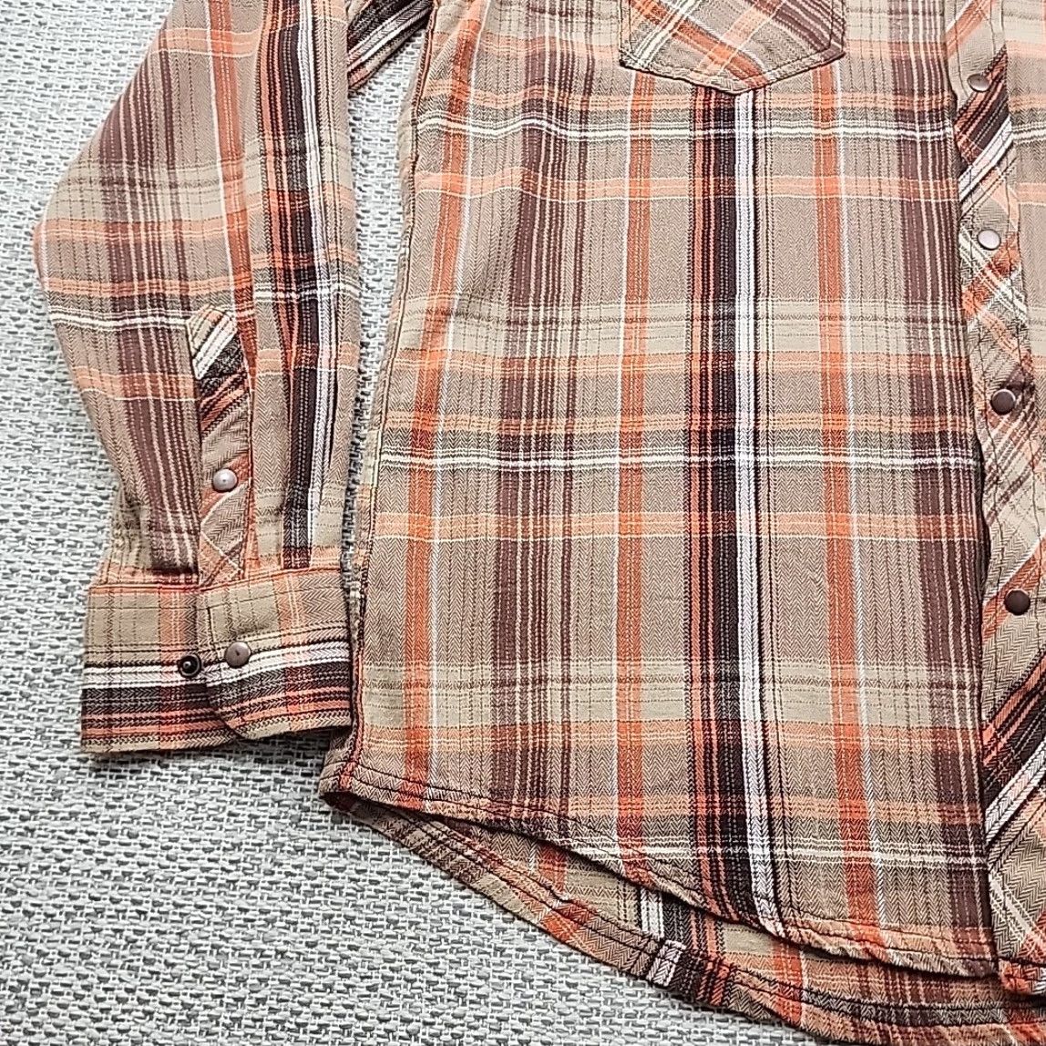Vintage Outback Trading Company Long Sleeve Shirt Sz Large Snap Up Plaid Caleb NEW Mens Size US L / EU 52-54 / 3 - 3 Thumbnail