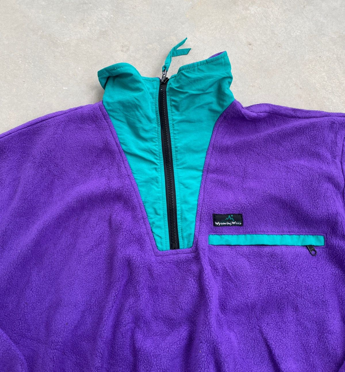 Vintage VINTAGE WYOMINGWEAD TWO TONE FLEECE MIDZIPPER Size US M / EU 48-50 / 2 - 6 Thumbnail