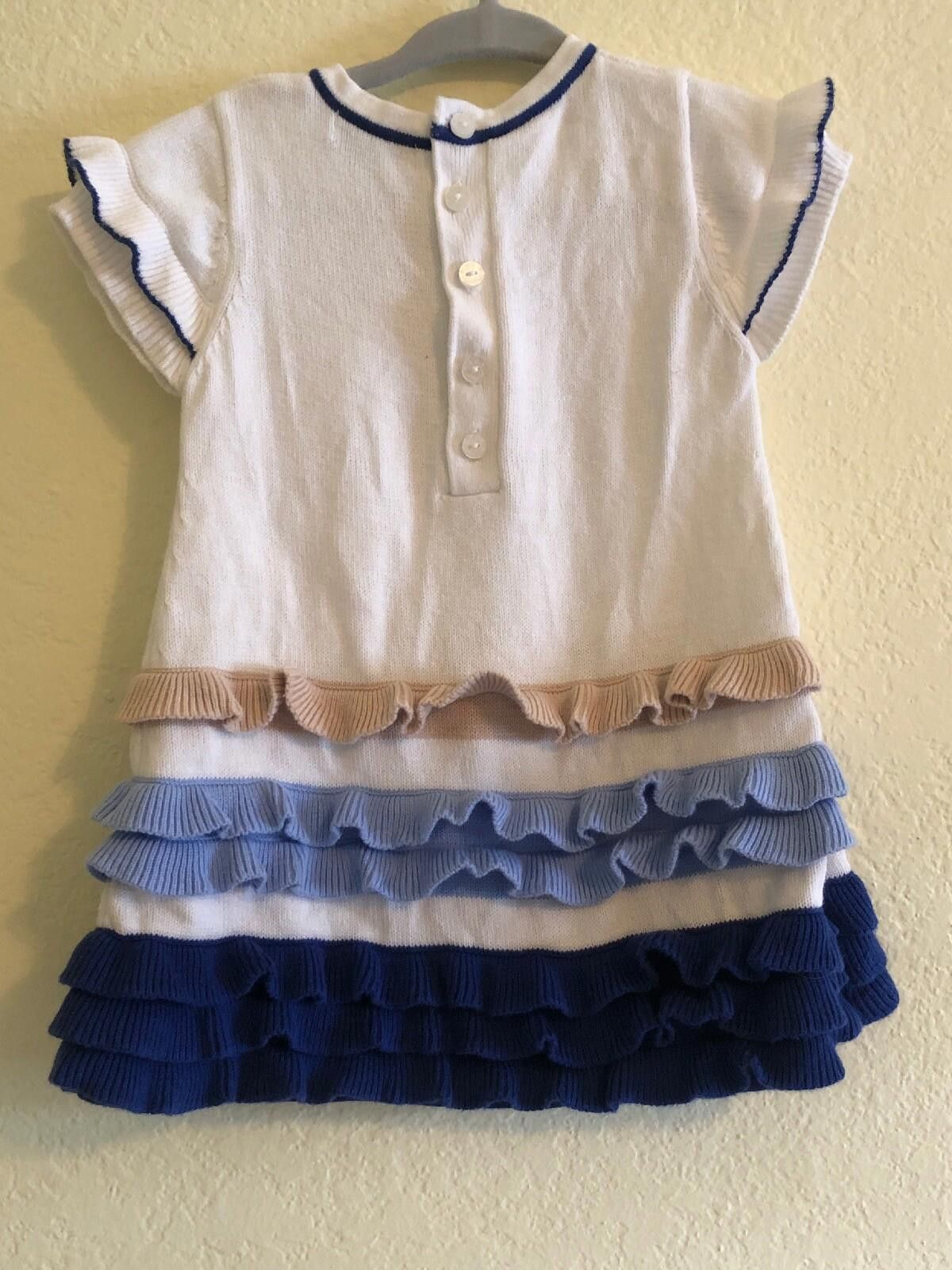 Designer Mayoral White Party Dress Baby Girl Sz 12 Month Size ONE SIZE - 2 Thumbnail