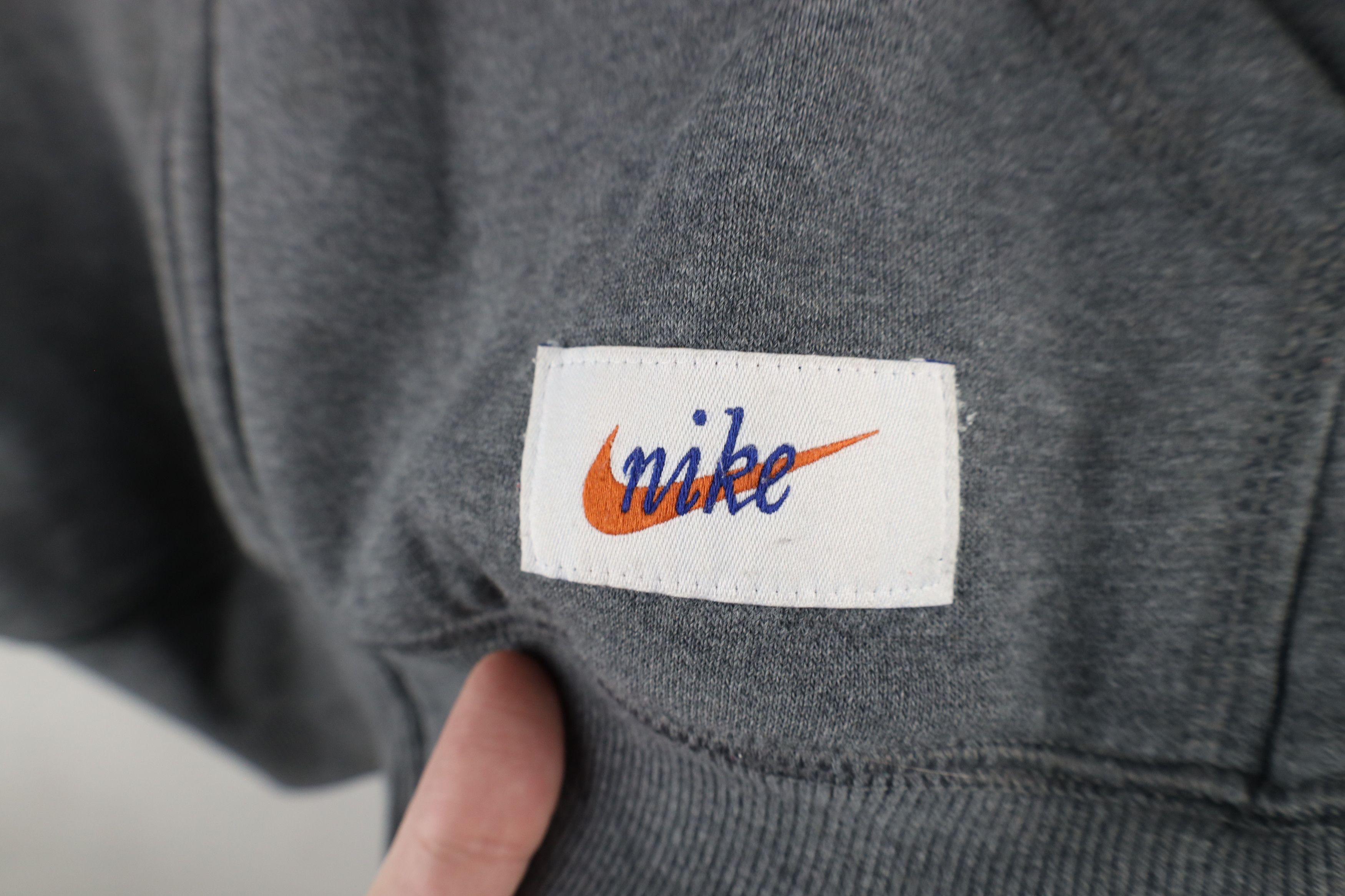 Nike × Vintage Vintage Nike Spell Out Ohio State University Full Zip Hoodie Size US XL / EU 56 / 4 - 8 Thumbnail