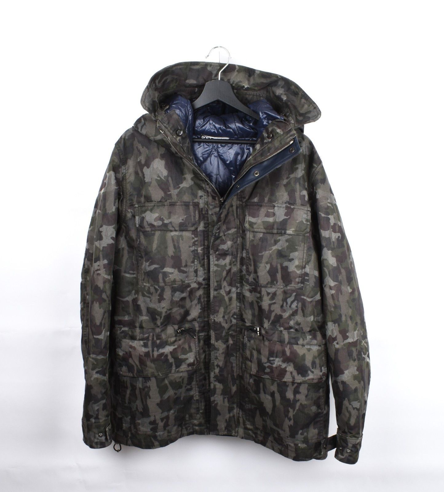 Dolce & Gabbana Dolce Gabbana Men Jacket Hooded Parka Coat IT54-L, S2033 Size US L / EU 52-54 / 3 - 1 Thumbnail