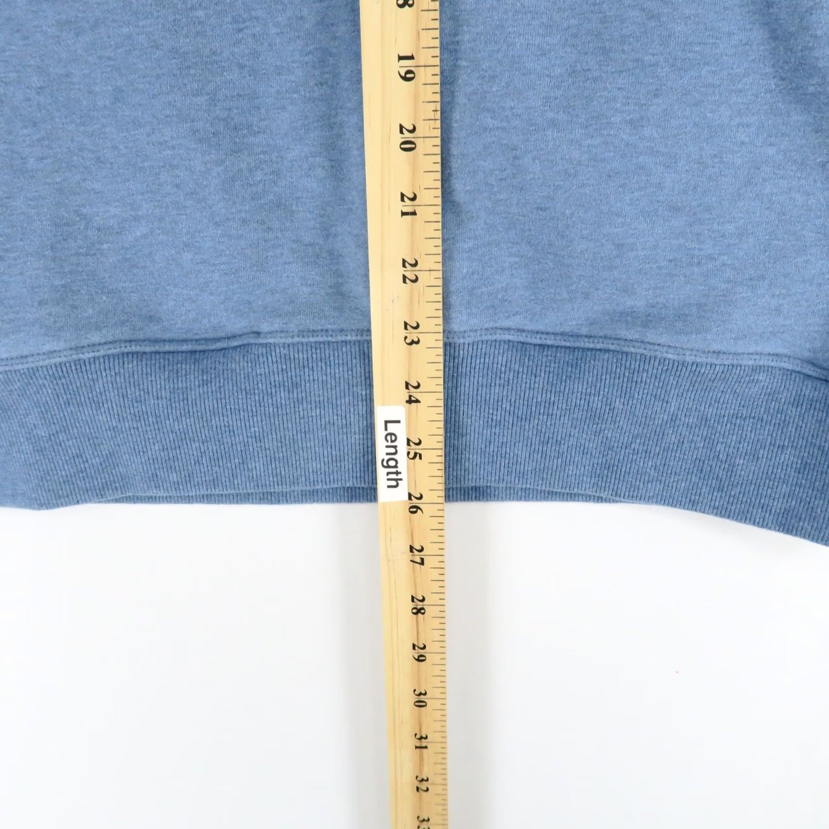 Vintage Mack Weldon Ace Pullover Mens M Blue Heather 1/4 Zip Mock Neck Cotton Sweatshirt Size US M / EU 48-50 / 2 - 5 Thumbnail