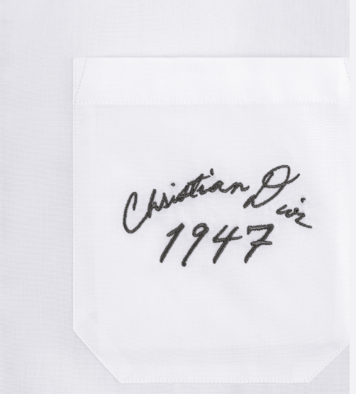 Dior o1w1db10625 Short-Sleeved Shirt in White Size US L / EU 52-54 / 3 - 3 Thumbnail