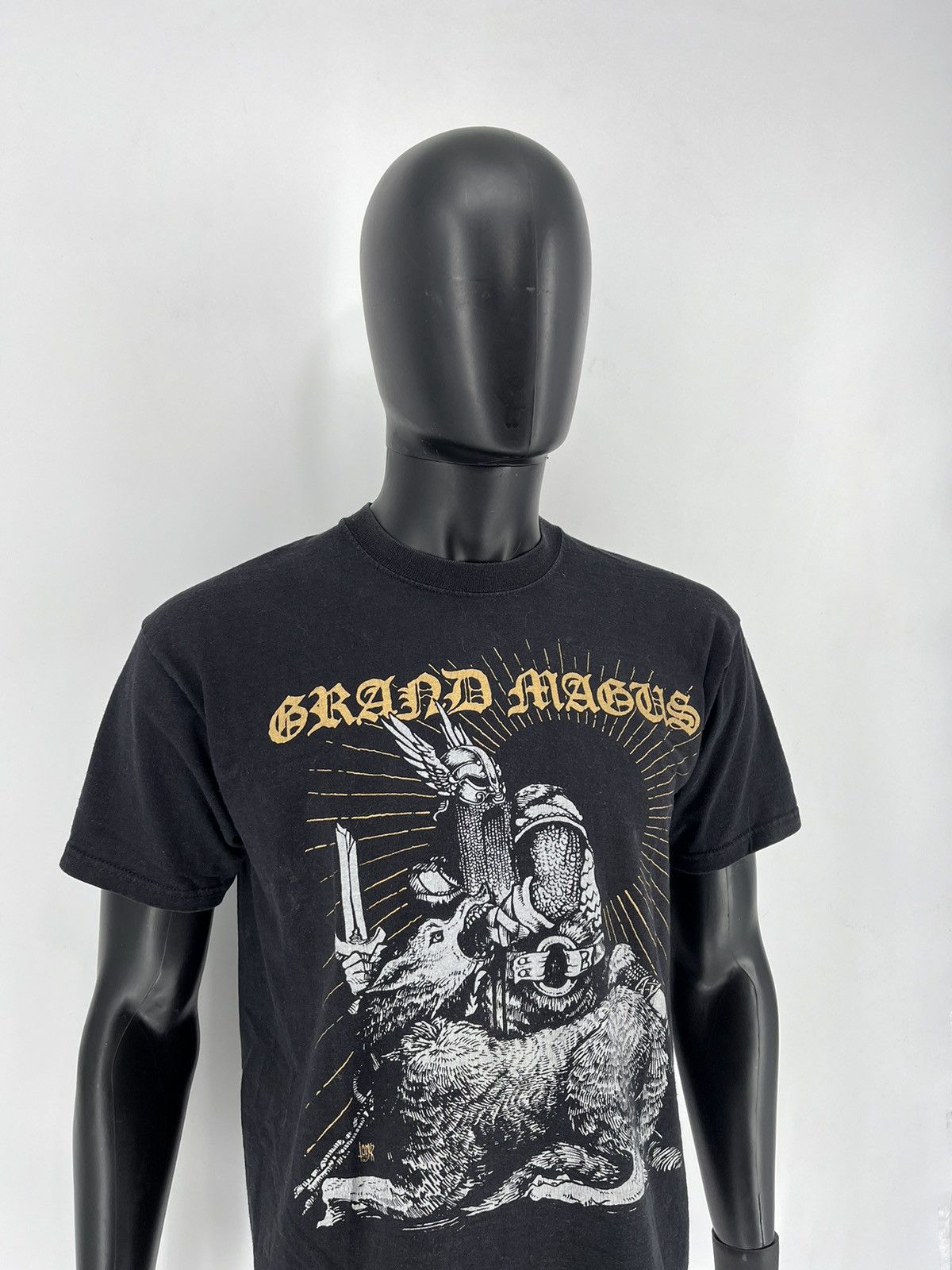 Band Tees Vintage Y2K Grand Magus Metal Band Grunge Faded Double Sided Size US L / EU 52-54 / 3 - 3 Thumbnail